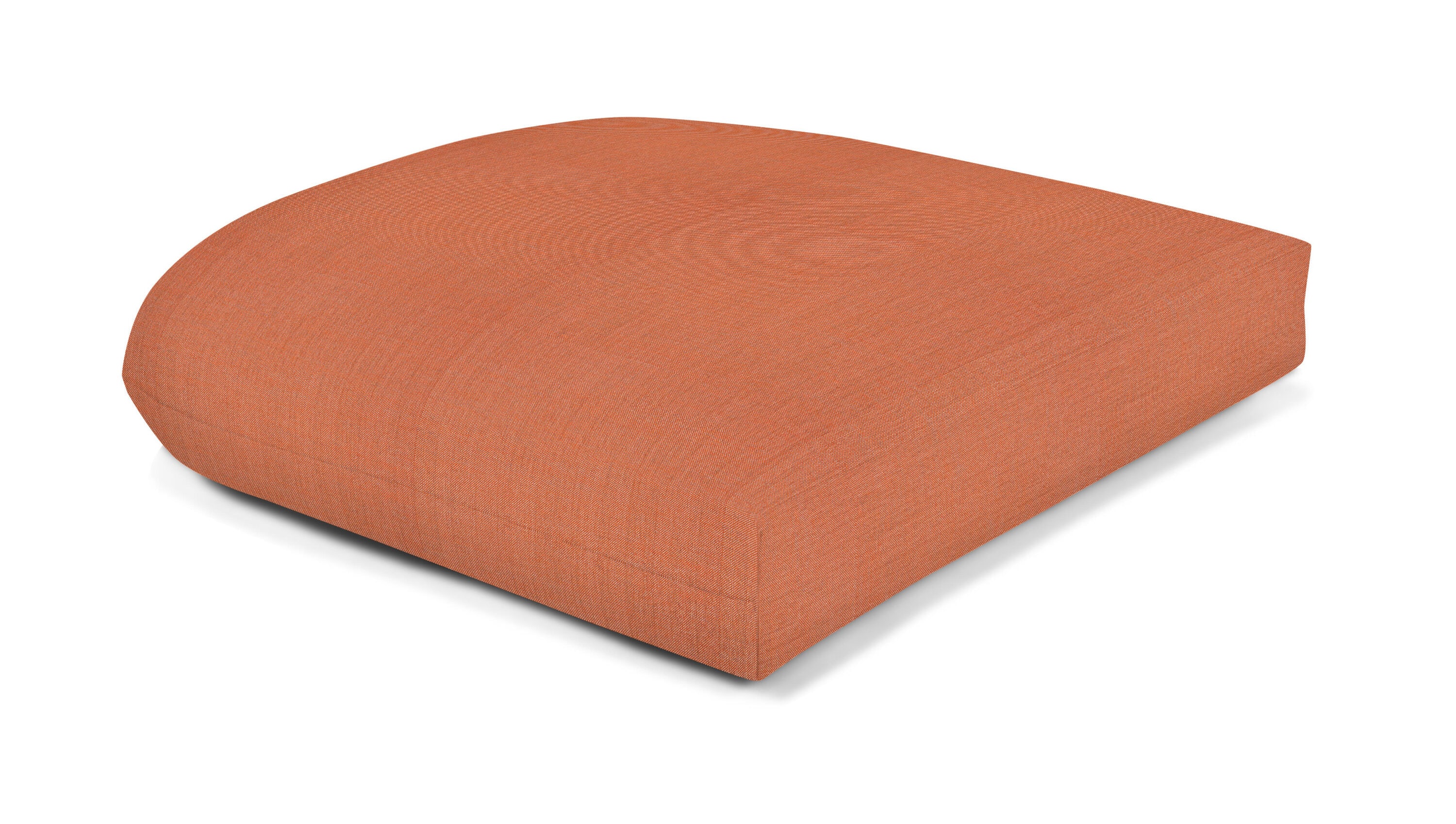 Cast Coral Rounded Square Polyester Outdoor Seat Cushion
