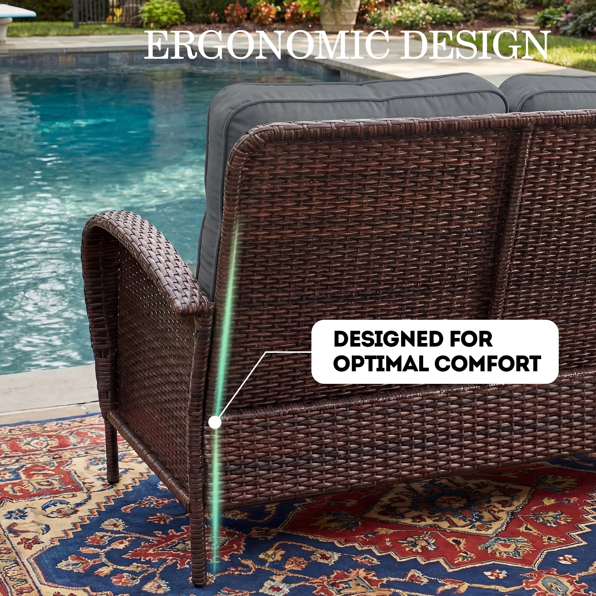 UPHA TBBE-AB2C-LGRAY Patio-Conversation-Sets - View #5