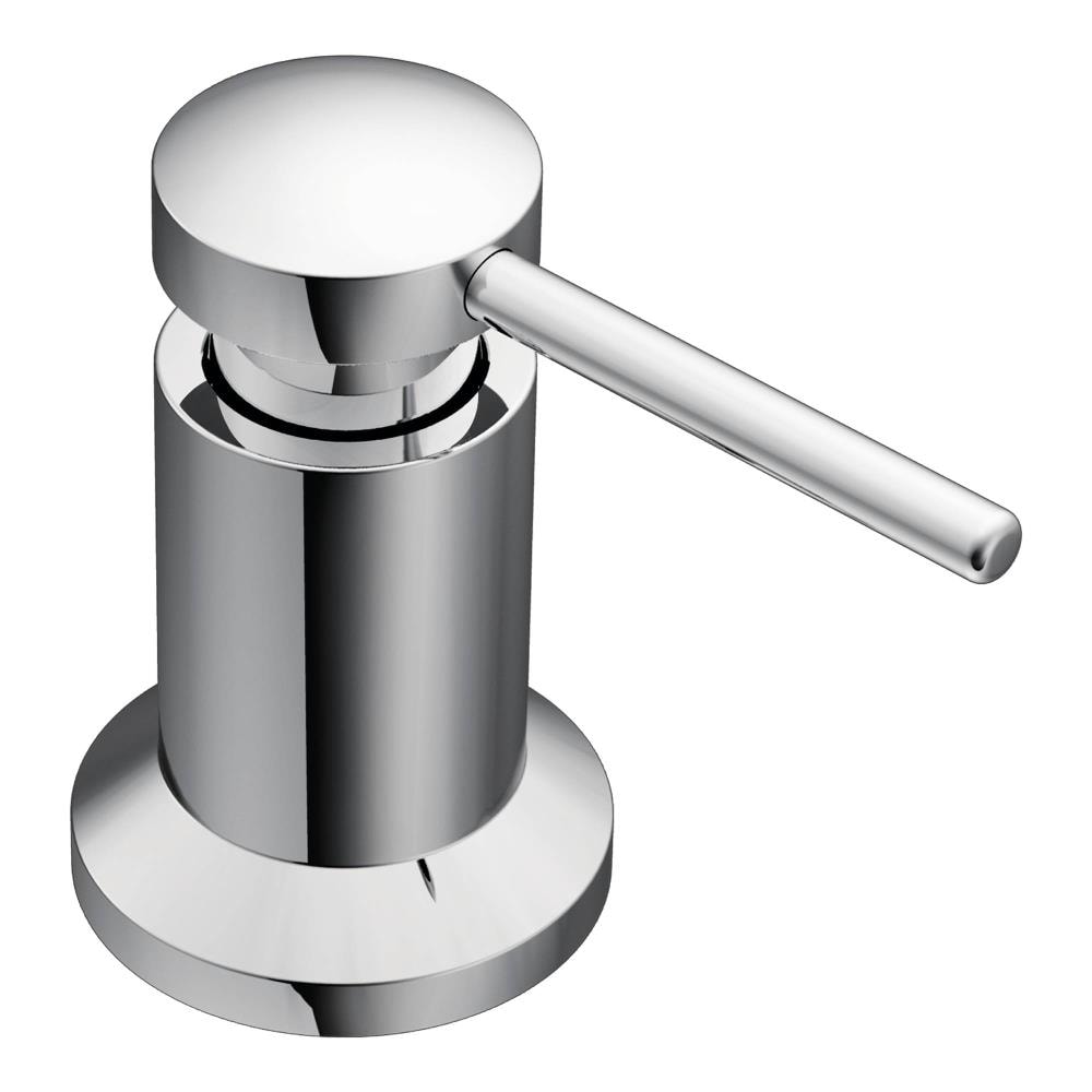 Moen Soap Dispenser Chrome 18-oz Capacity Deck-mount Soap and Lotion Dispenser