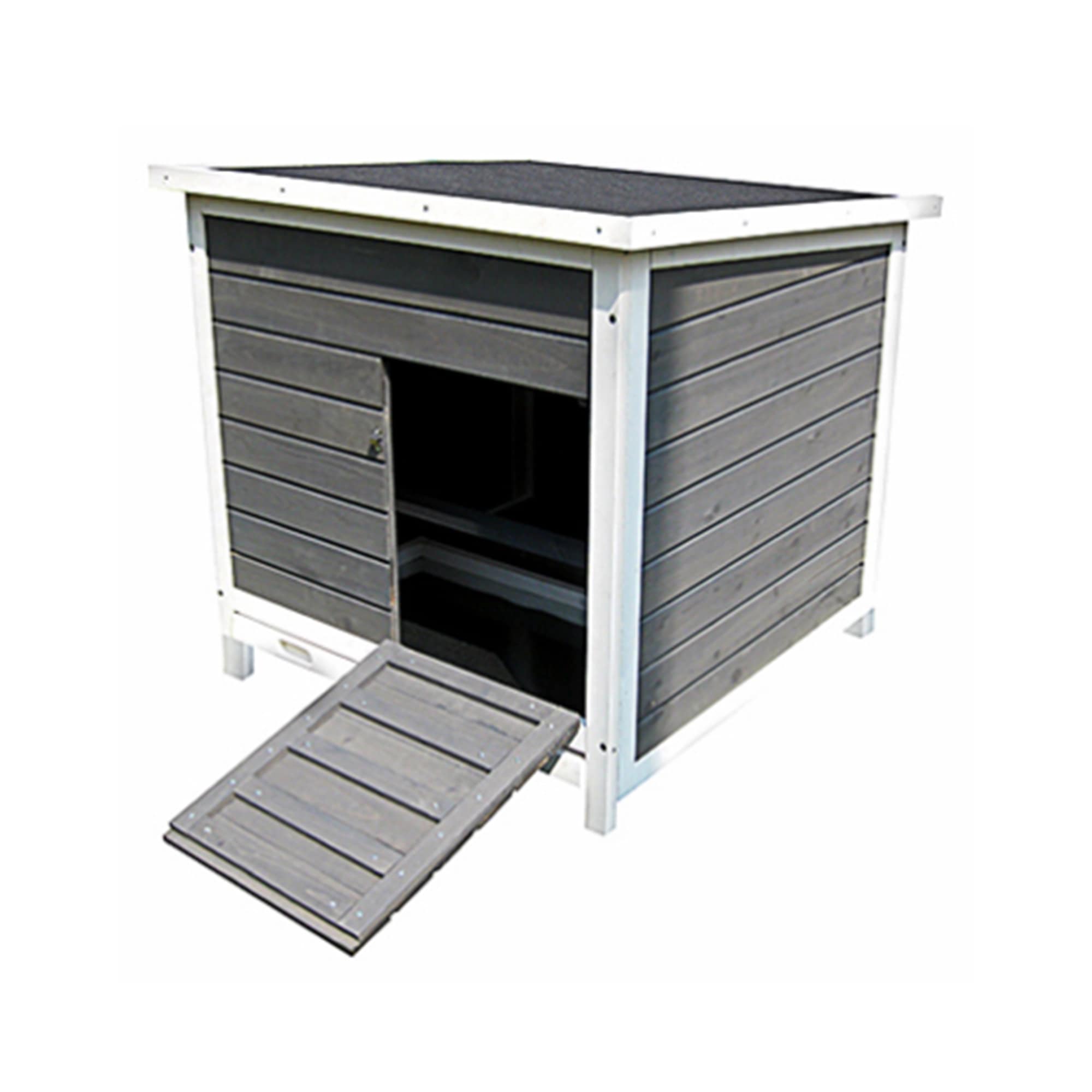My Backyard Farm 397382 Gray Metal Chicken coop