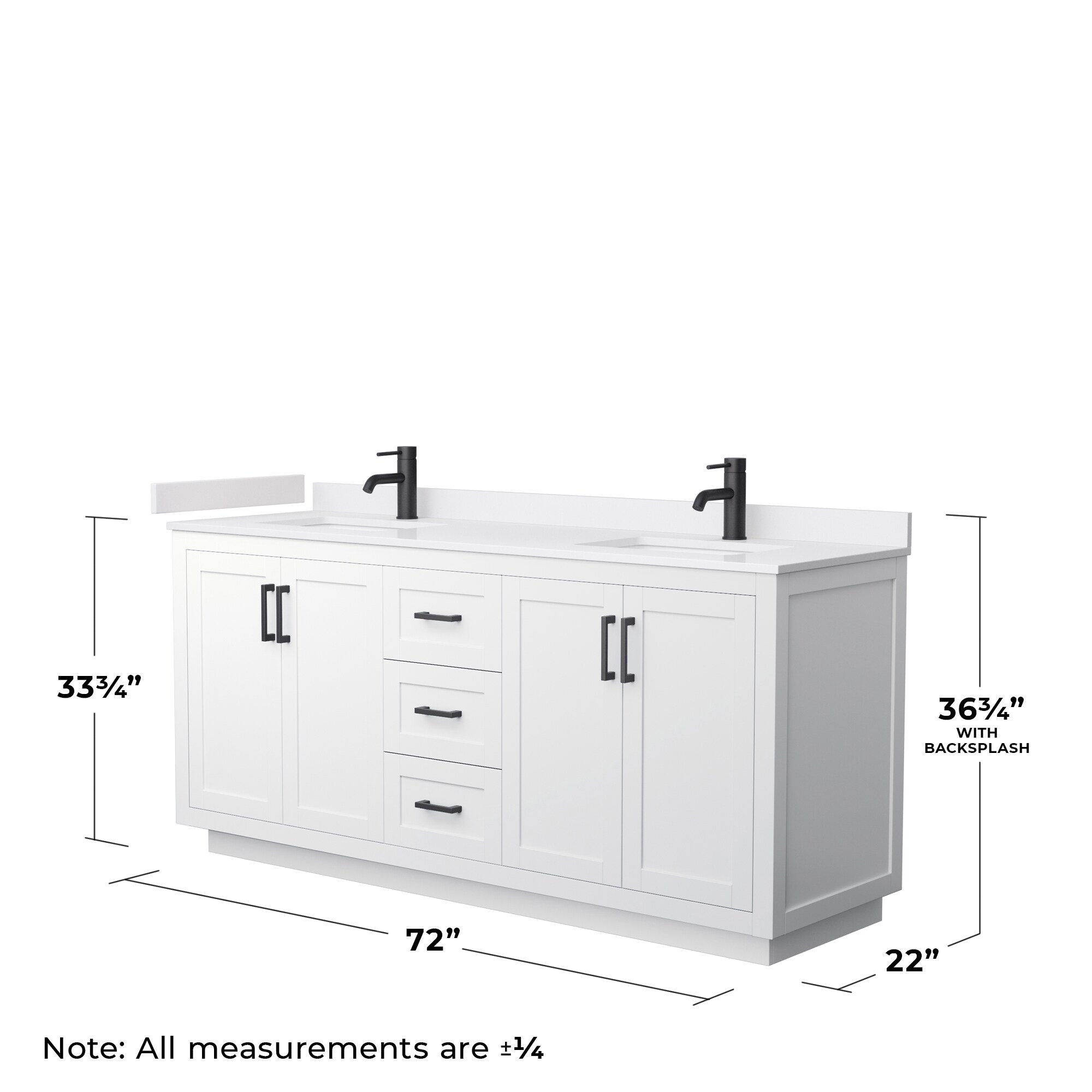 Wyndham Collection WCF292972DWBWCUNSM70 Bath-Vanity-Combo - View #6