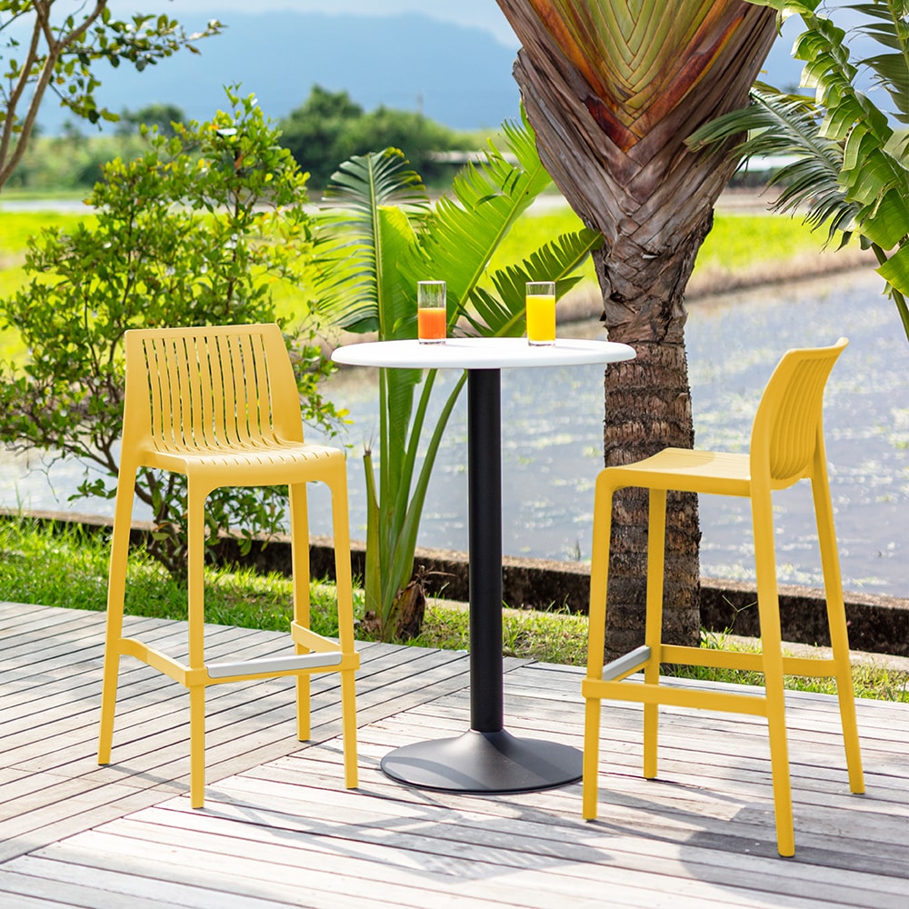 Resin discount bar chairs