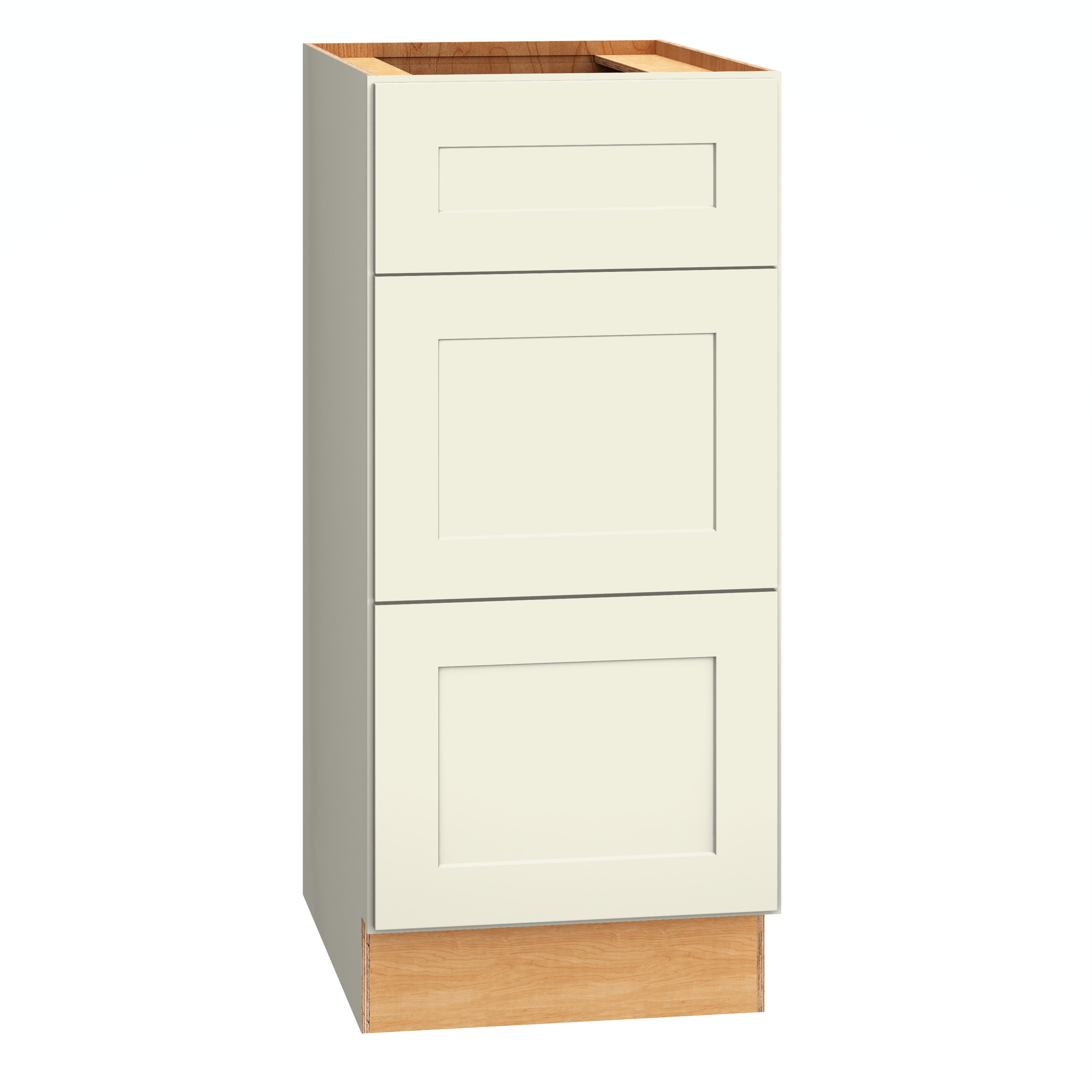 Diamond Express 61B-VDB153421 Jamestown 15-in W x 34.5-in H x 21-in D Steam 3 -Drawer Wood Wall-mount Cabinet Banks