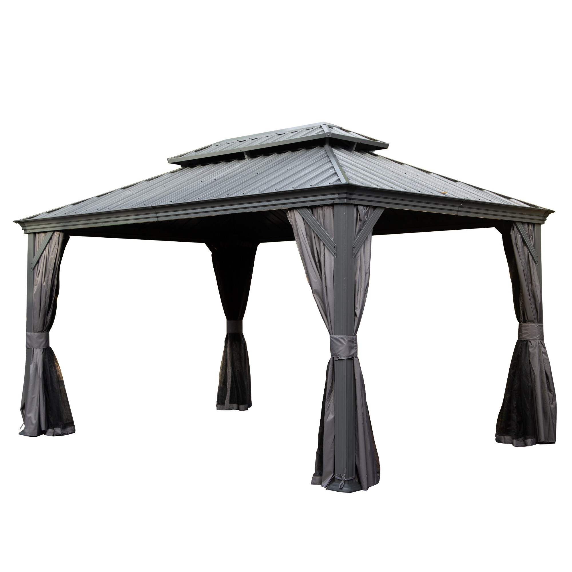 LUXEYARD DS-X-W1859S00137 Wood-Resin-Gazebos - View #3