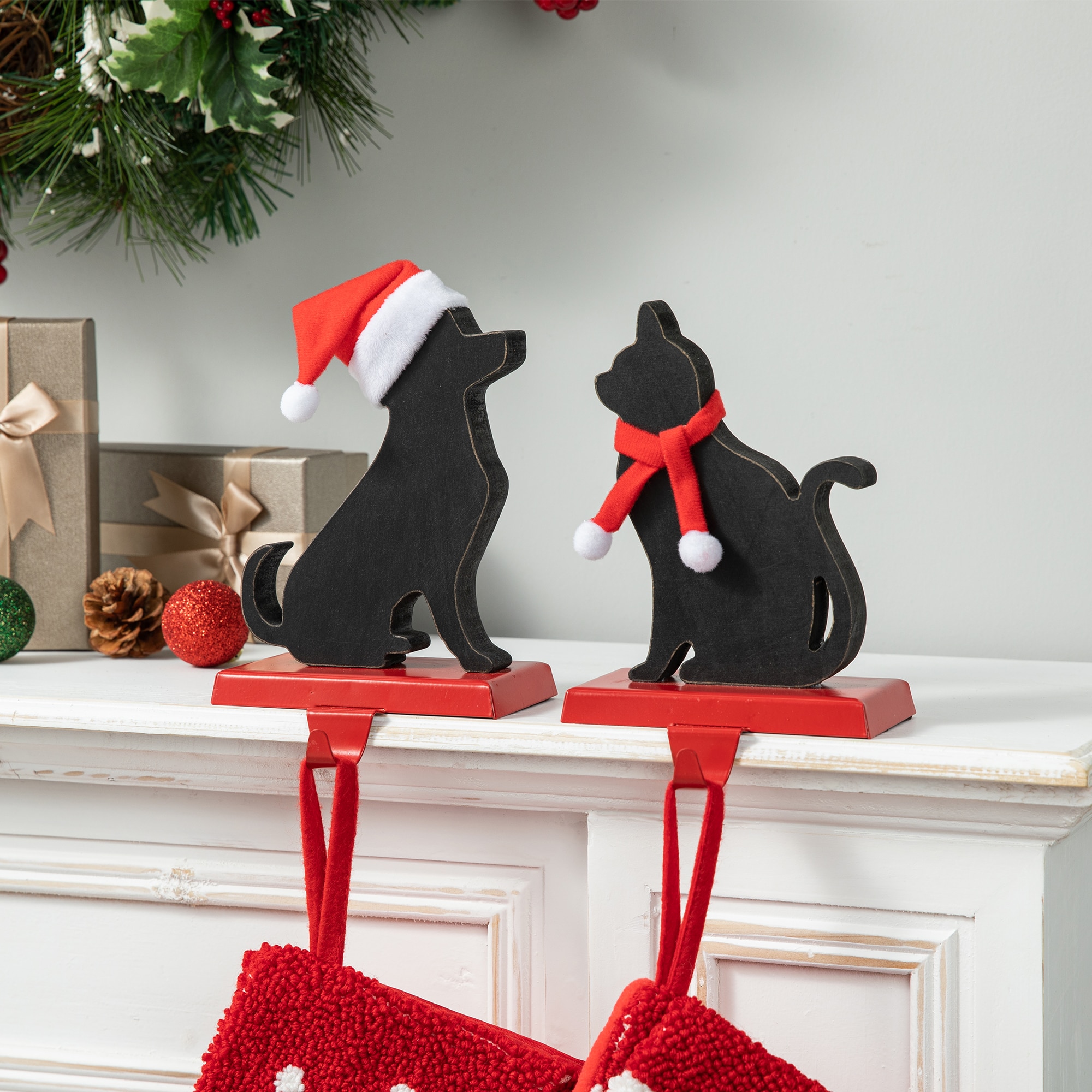 Glitzhome 2005000070 Holiday-Hooks-Hangers-Holders - View #3