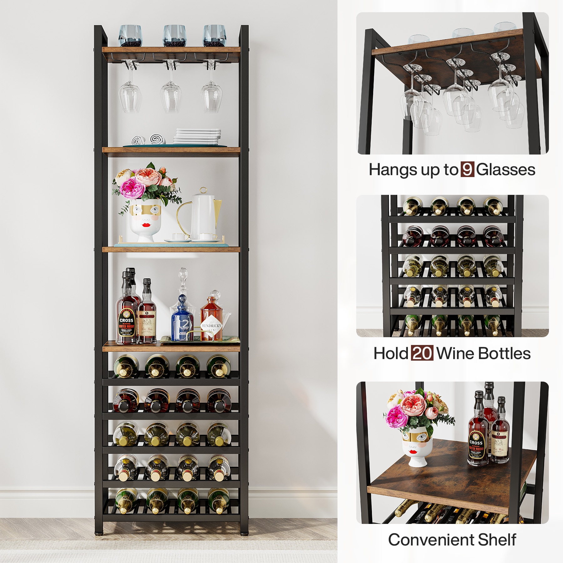 Tribesigns HOGA-JW0326 Wine-Racks - View #6