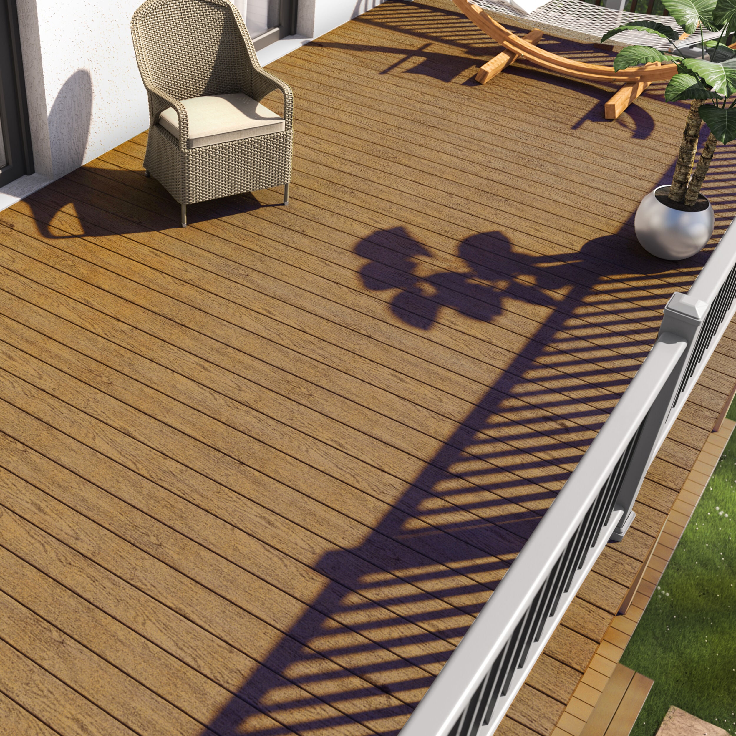 12' x 12' Copper Canyon Water-Shedding Deck