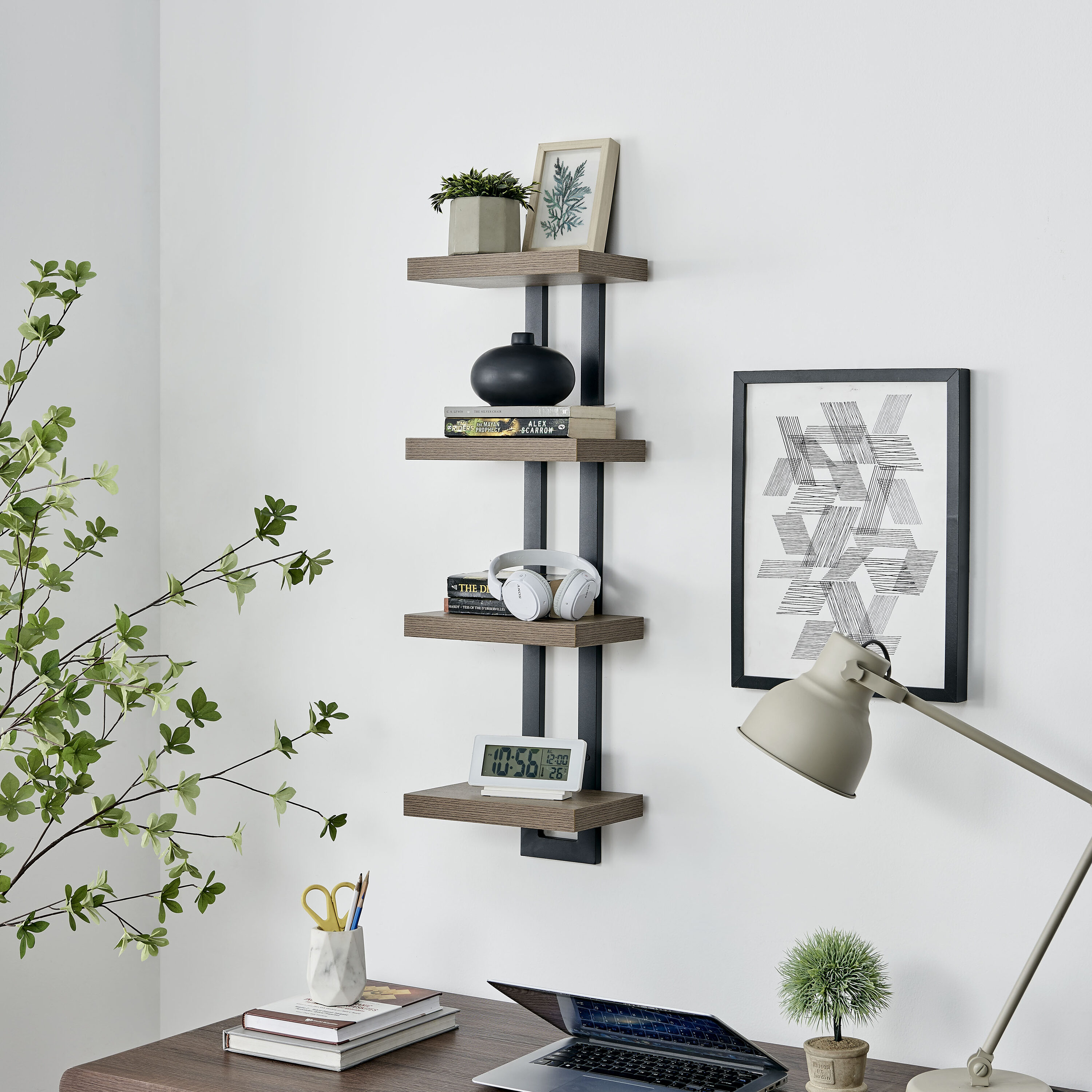 Danya B. GH2220WN Wall-Mounted-Shelving - View #7
