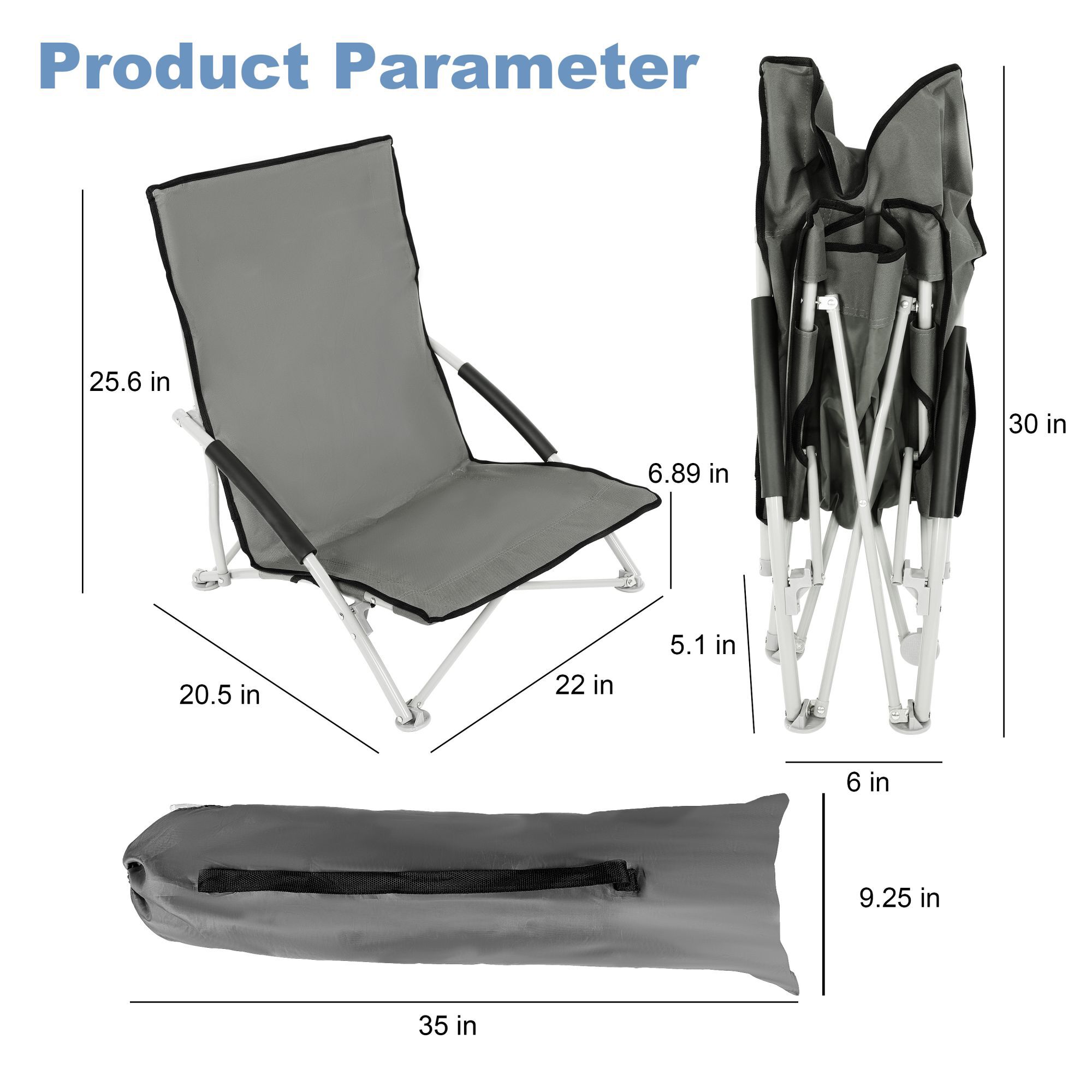 Miki Shinly DHS-8178-04MI Beach-Camping-Chairs - View #7