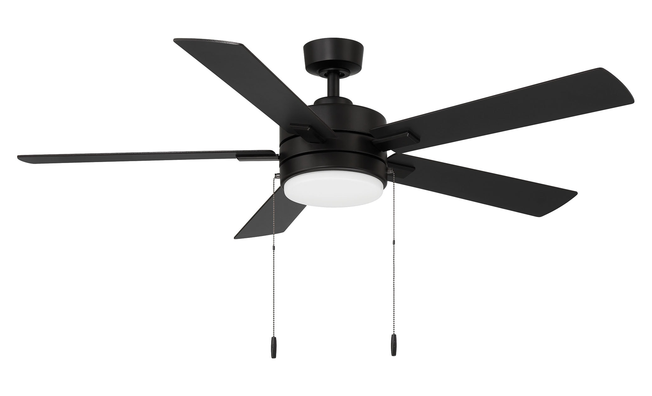 Harbor Breeze Ollington 52in Matte black LED Indoor Ceiling Fan with
