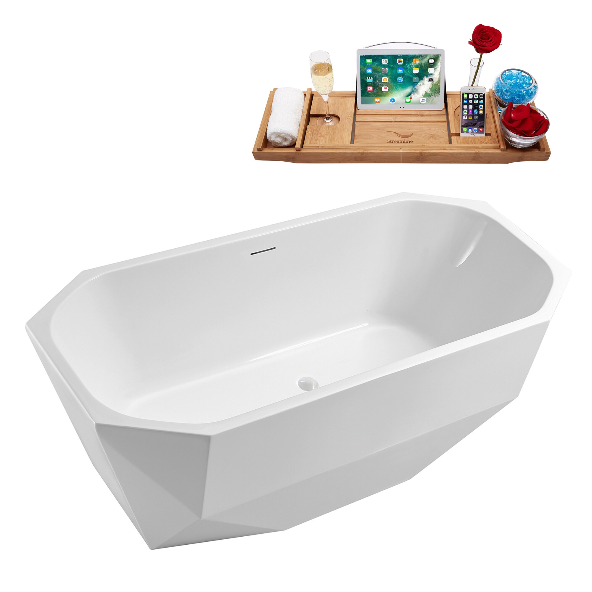 Streamline N630WH bathtubs - View #2