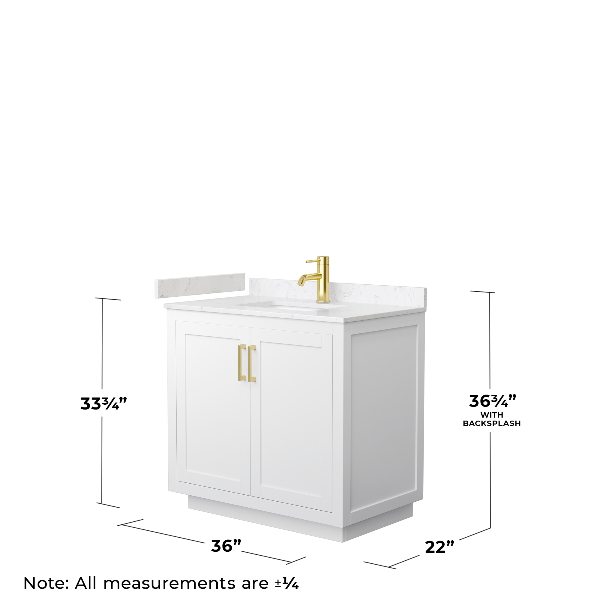Wyndham Collection WCF292936SWGC2UNSMXX Bath-Vanity-Combo - View #5