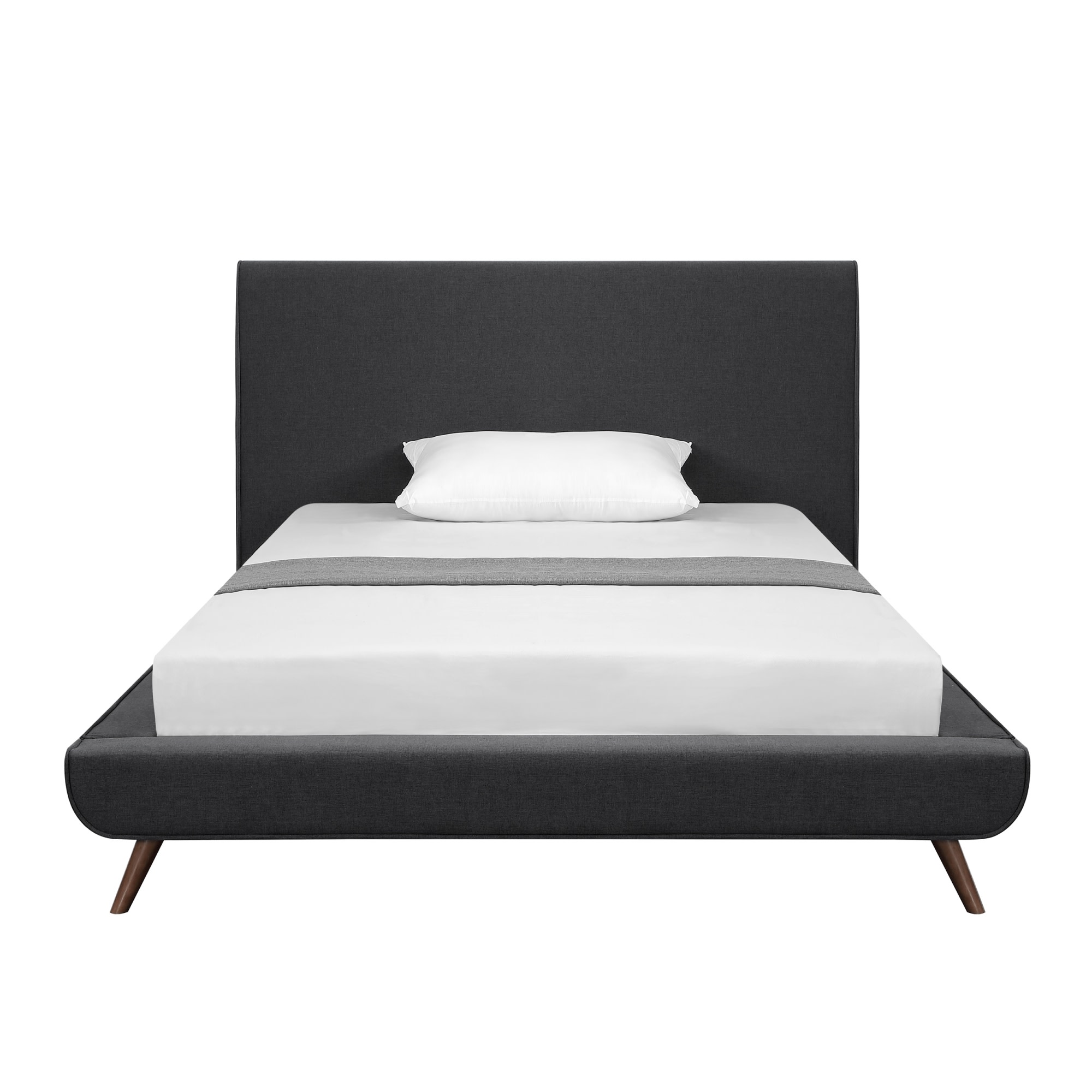 Loft Lyfe LBD142-03CLF-LS Stefania Charcoal Full Wood Bed frame Bed