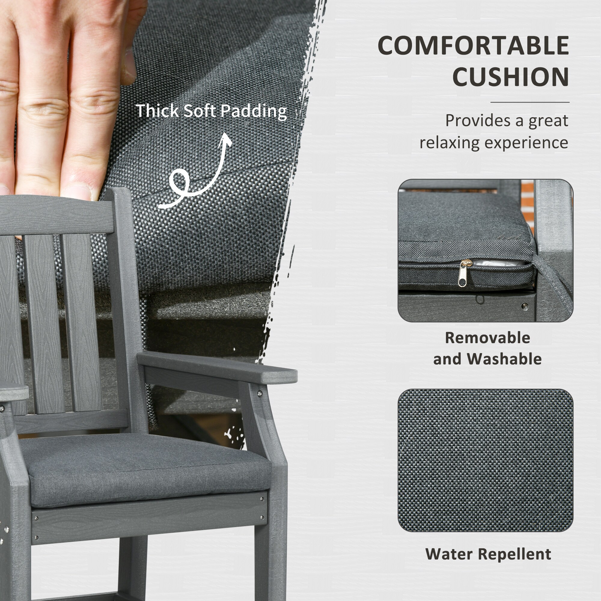 Outsunny 84G-063V00CG Patio-Dining-Sets - View #7