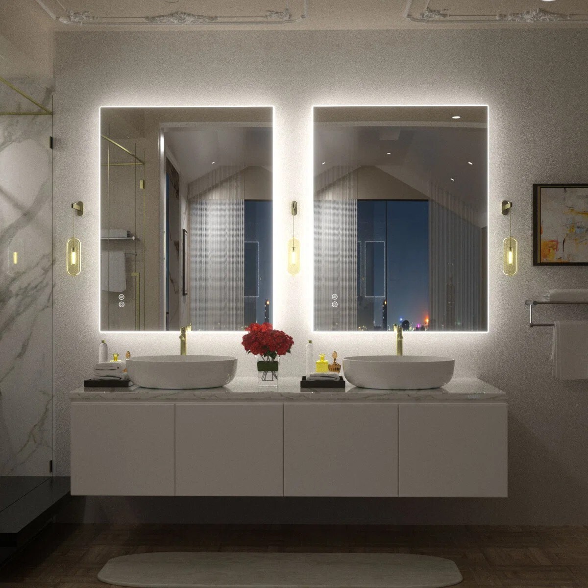 Blisstyle ODKUBGGPT Framed-Bath-Mirrors - View #4