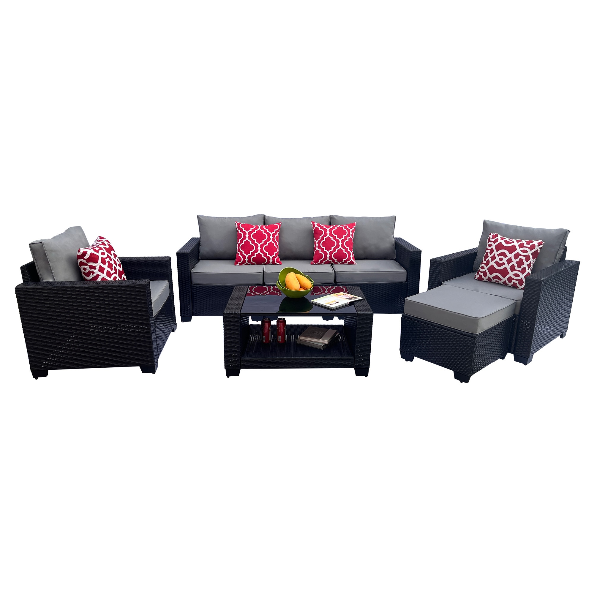 AHIOU HOME ZAAHG-S00046SF Patio-Conversation-Sets - View #3