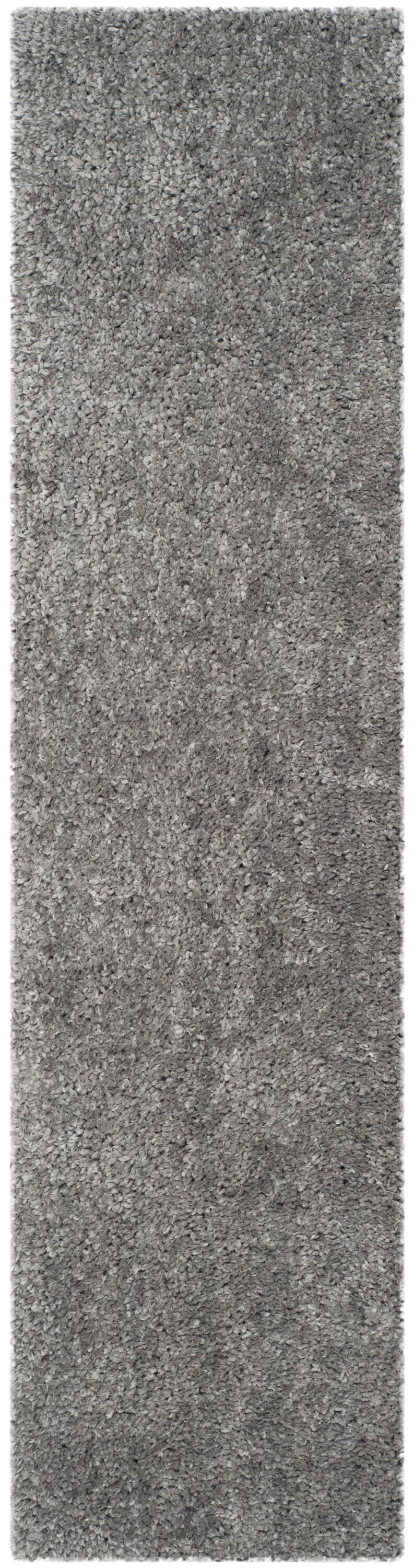 Safavieh SG267C-29 Popcorn Shag 2 x 9 (ft) Tufted Polyester Silver Rectangular Indoor Solid Runner rug
