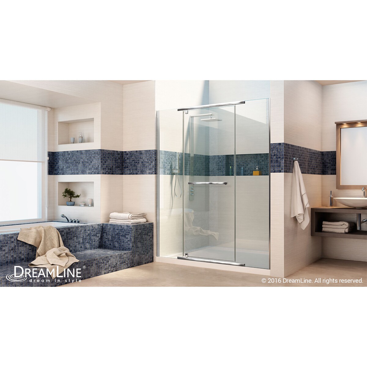 DreamLine DL-6447C-01CL Alcove-Shower-Kit - View #2