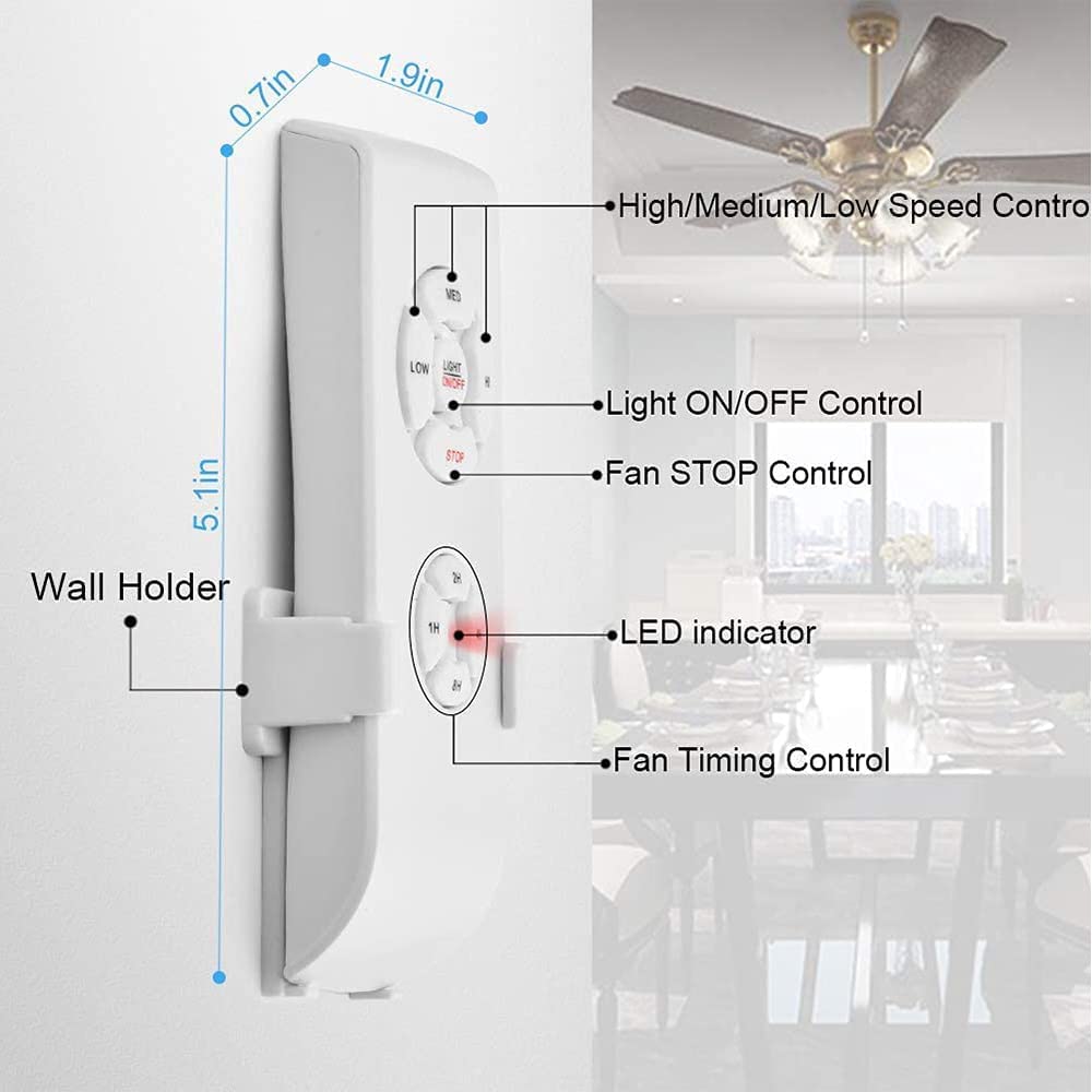Lukvuzo LLU0716L113 Ceiling-Fan-Mtg-Hdwr - View #3
