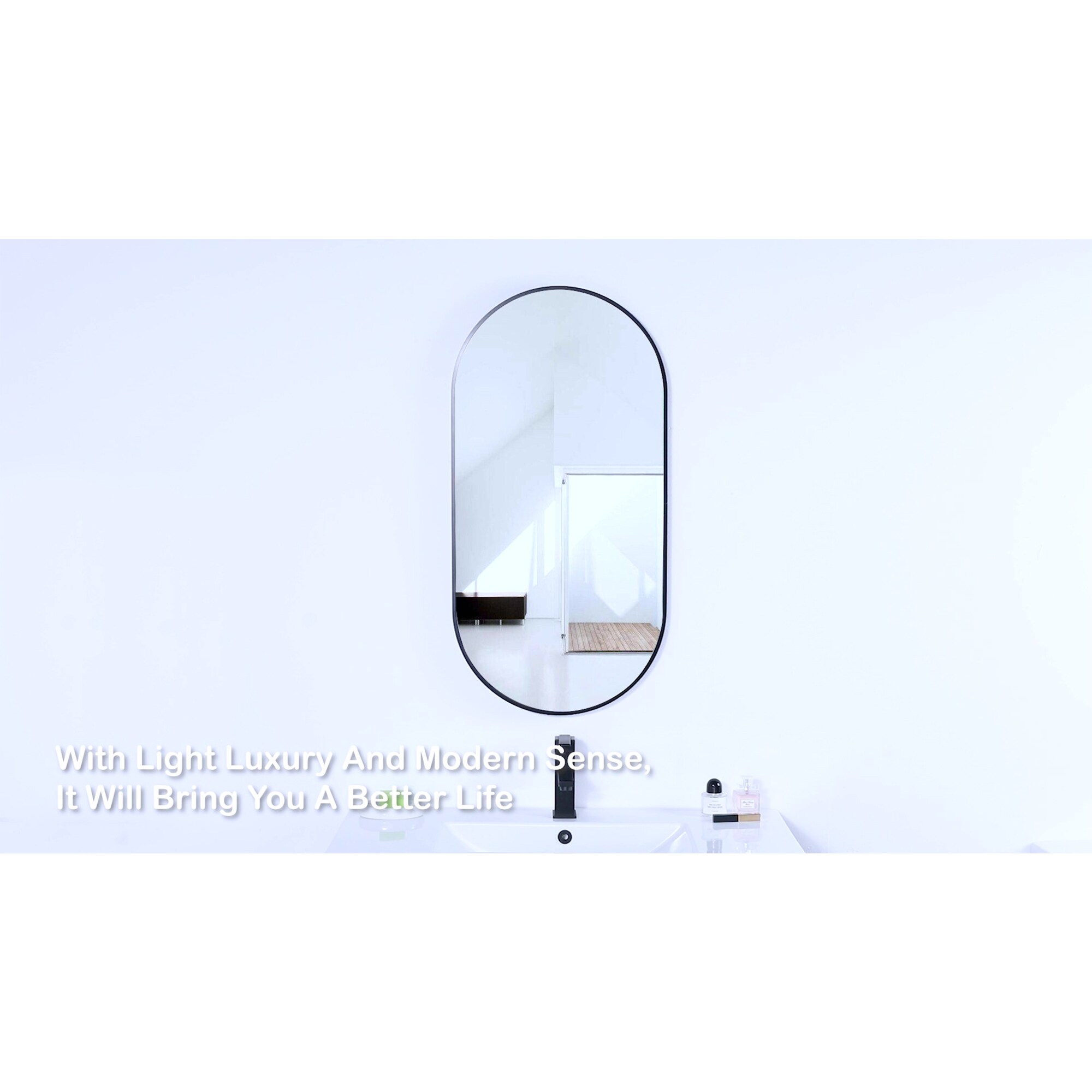 WELLFOR QNM-M1835 Framed-Bath-Mirrors - View #5