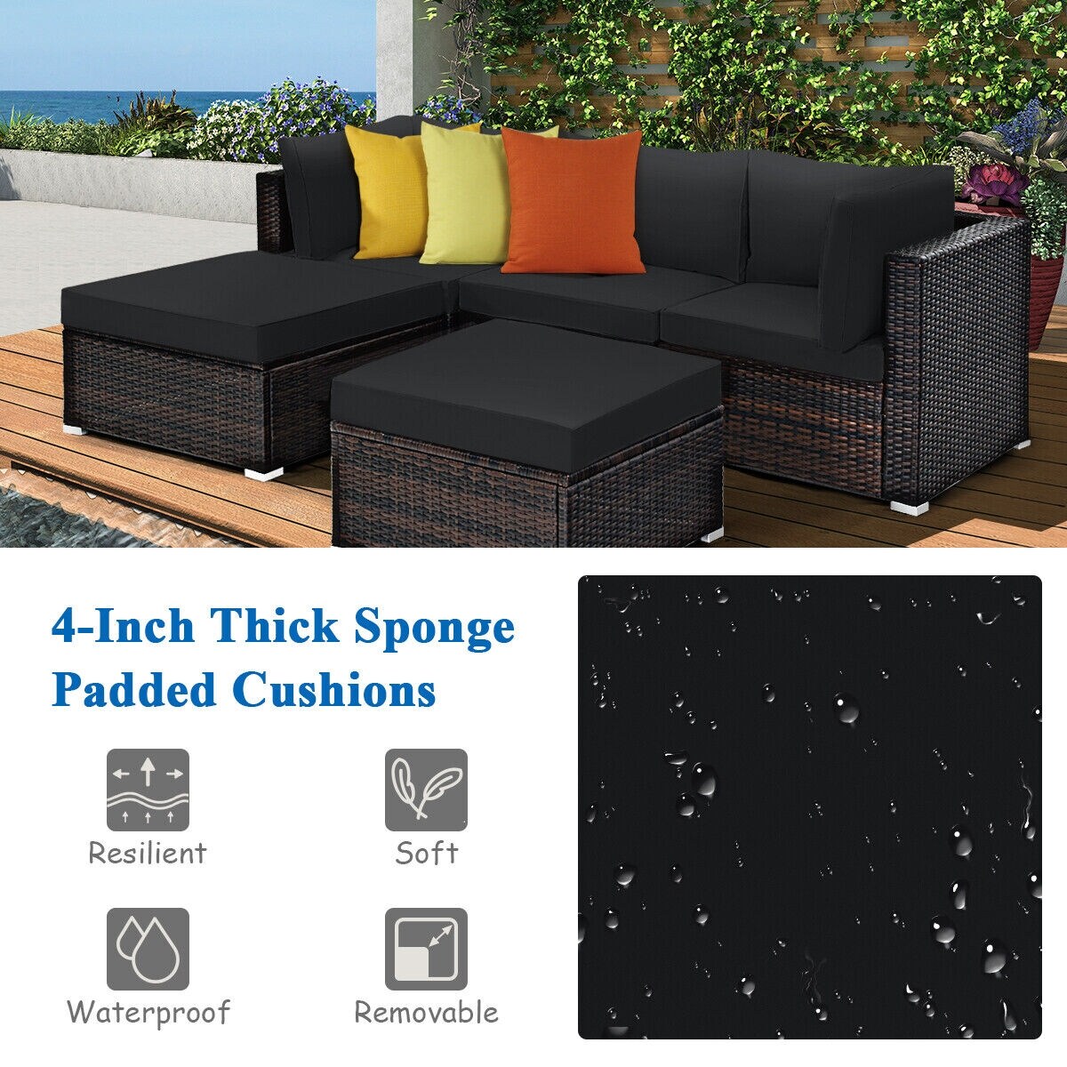 Forclover CGA-S00017 Patio-Conversation-Sets - View #7