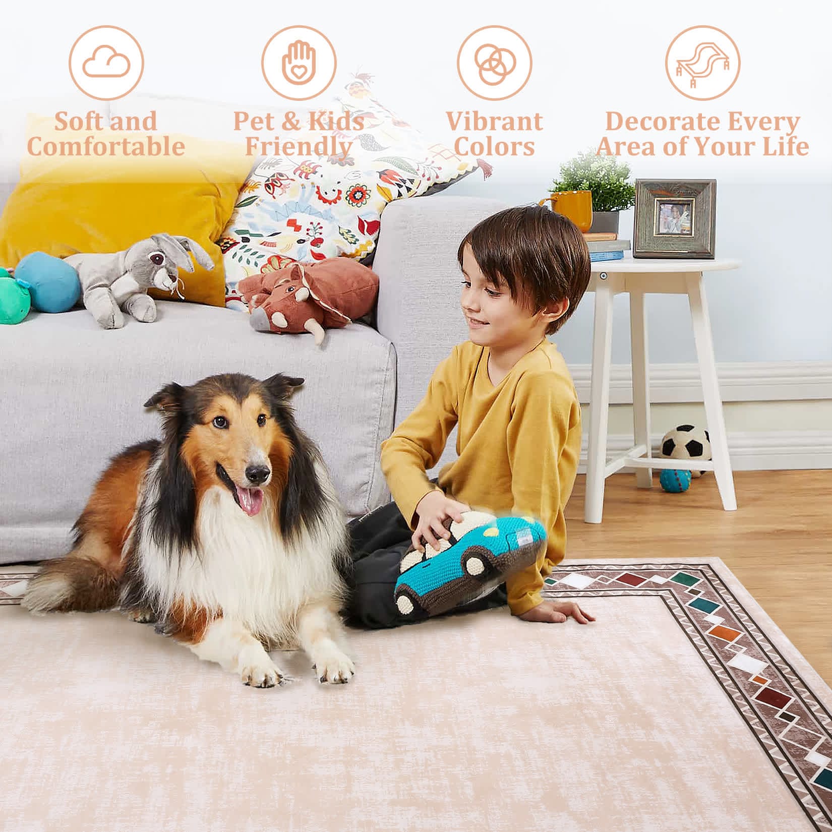 Qeetex SUNNY-PHO-16N7LORL rugs - View #7