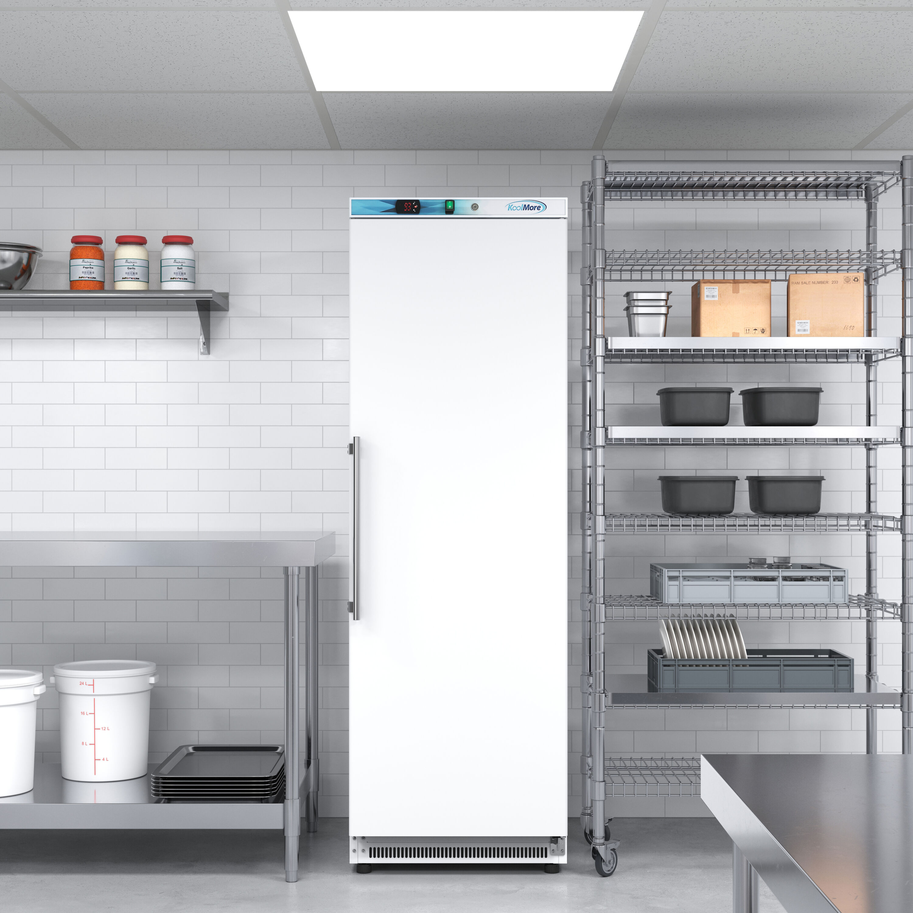 KoolMore LOW-KM-RMD12WH Commercial-Refrigerators - View #2
