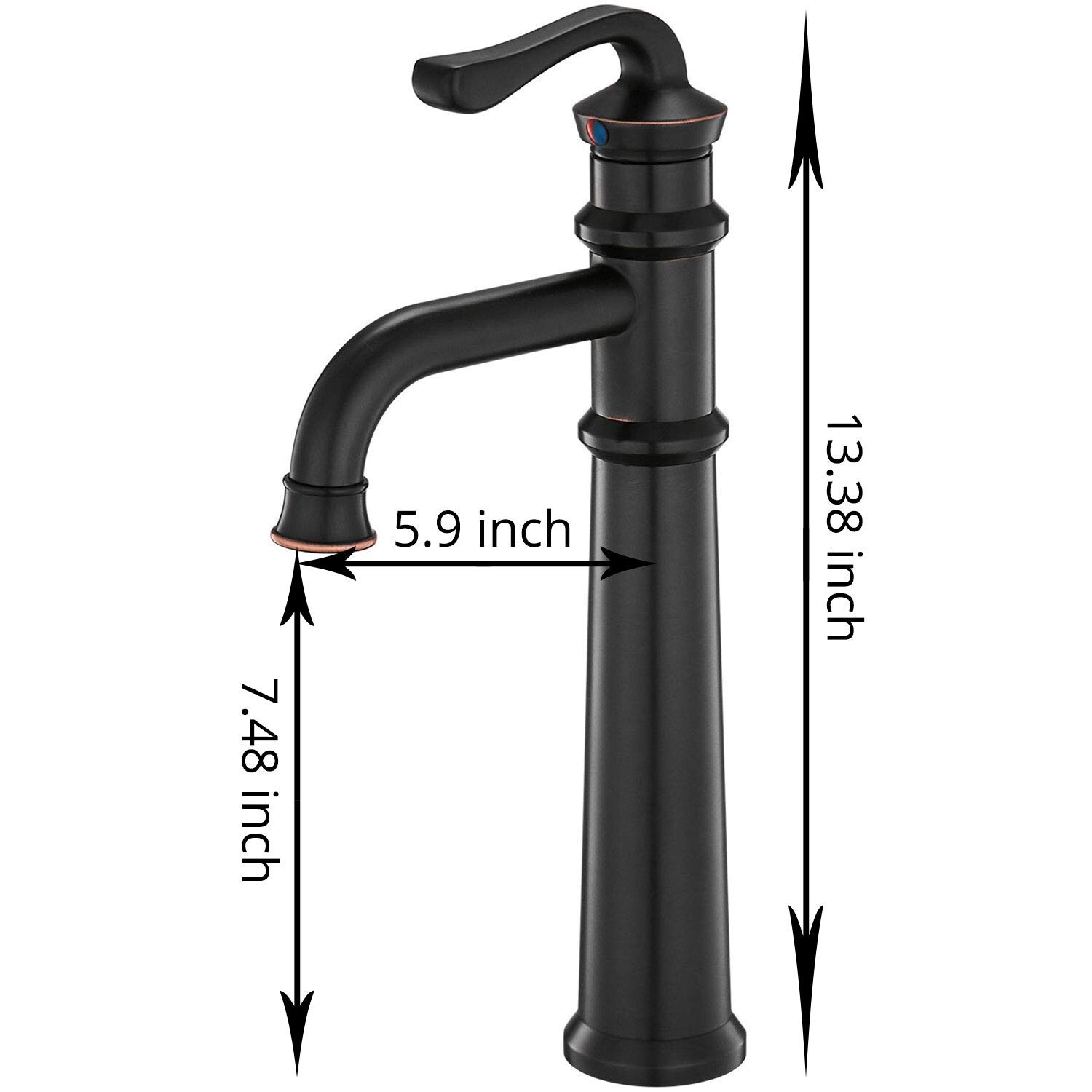 WELLFOR FH76565H-ORB-2 Lavatory-Faucets - View #4