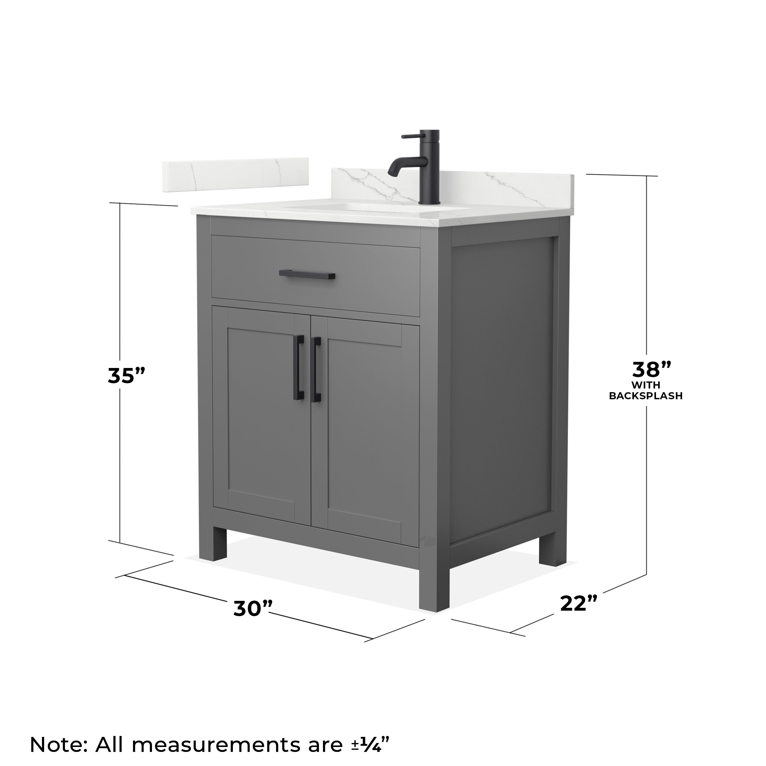 Wyndham Collection WCG242430SGBGTUNSMXX Bath-Vanity-Combo - View #4