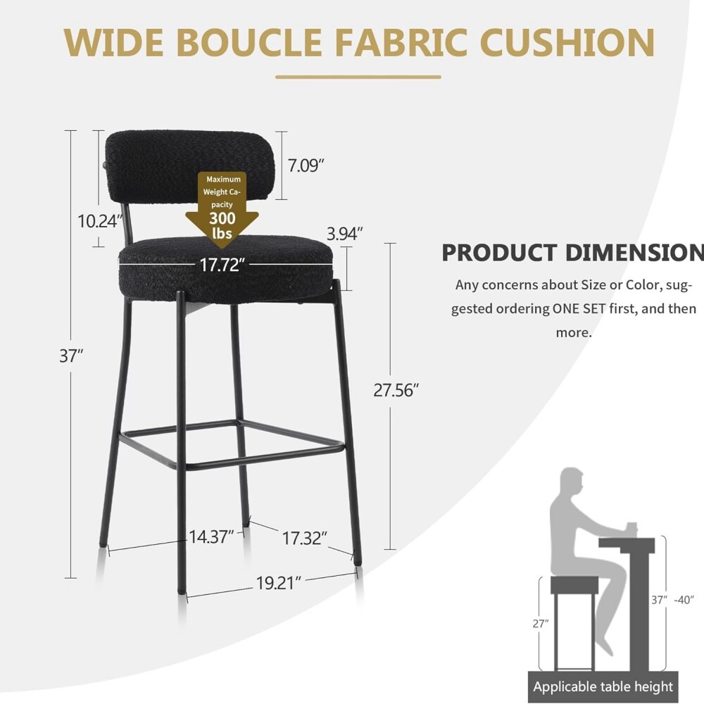 DYHOME RDC-BS01BK stools - View #7