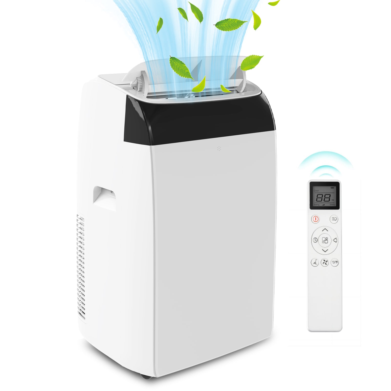 GarveeLife 14000 BTU Portable Air Conditioner 3 in 1 AC Unit with Cooling Dehumidifier Fan Modes Cools Up to 750 Sq ft Remote Control Timer Ultra