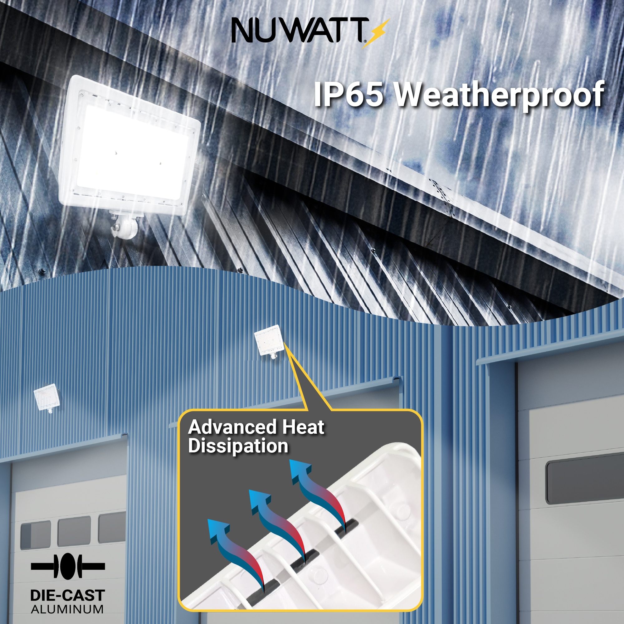 NUWATT NW-SFL-15W-3CT-KN-WH Spot-Lights - View #3