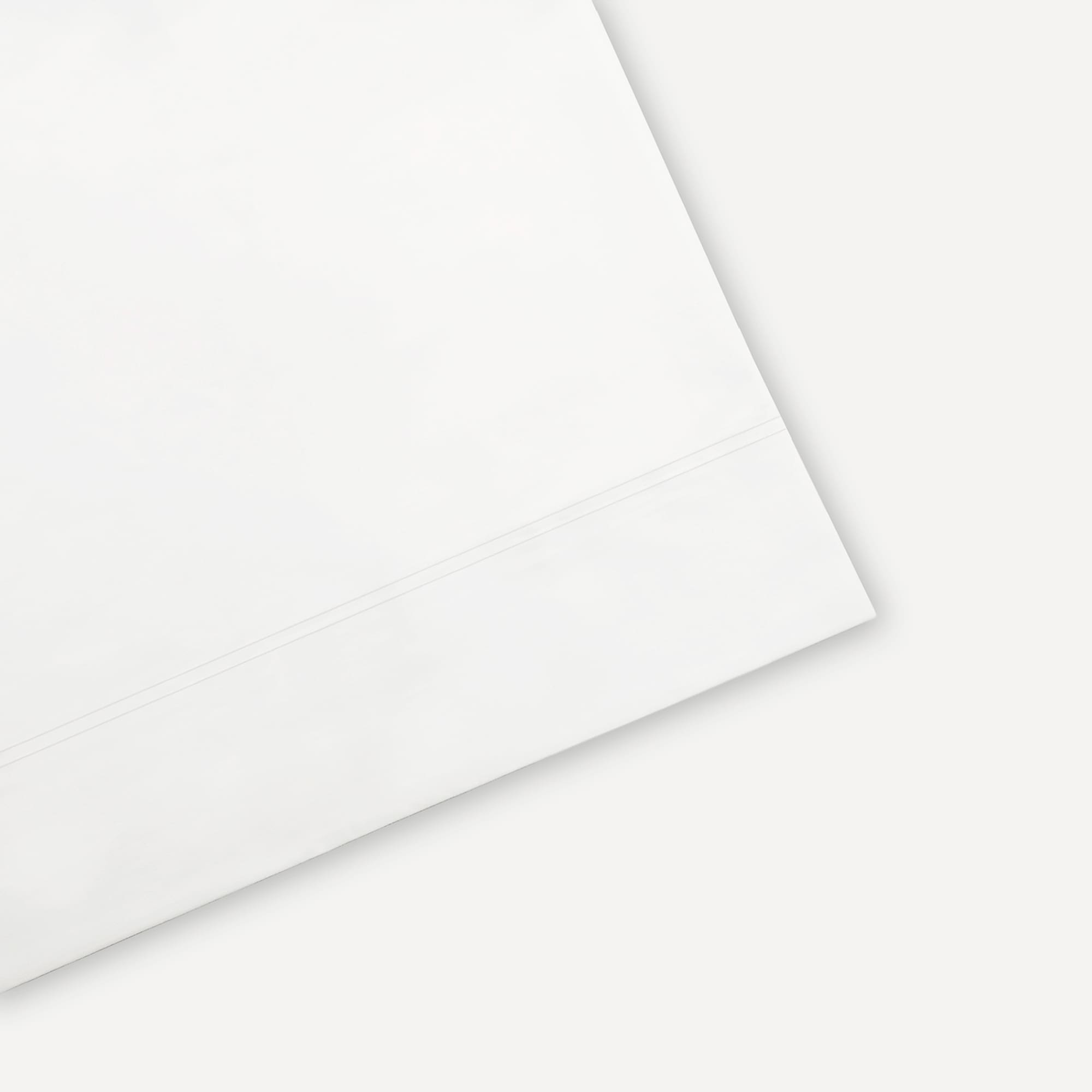 COLOR SENSE 8903062033899 King 800 -Thread Count Cotton polyester blend White Bed Sheet Set