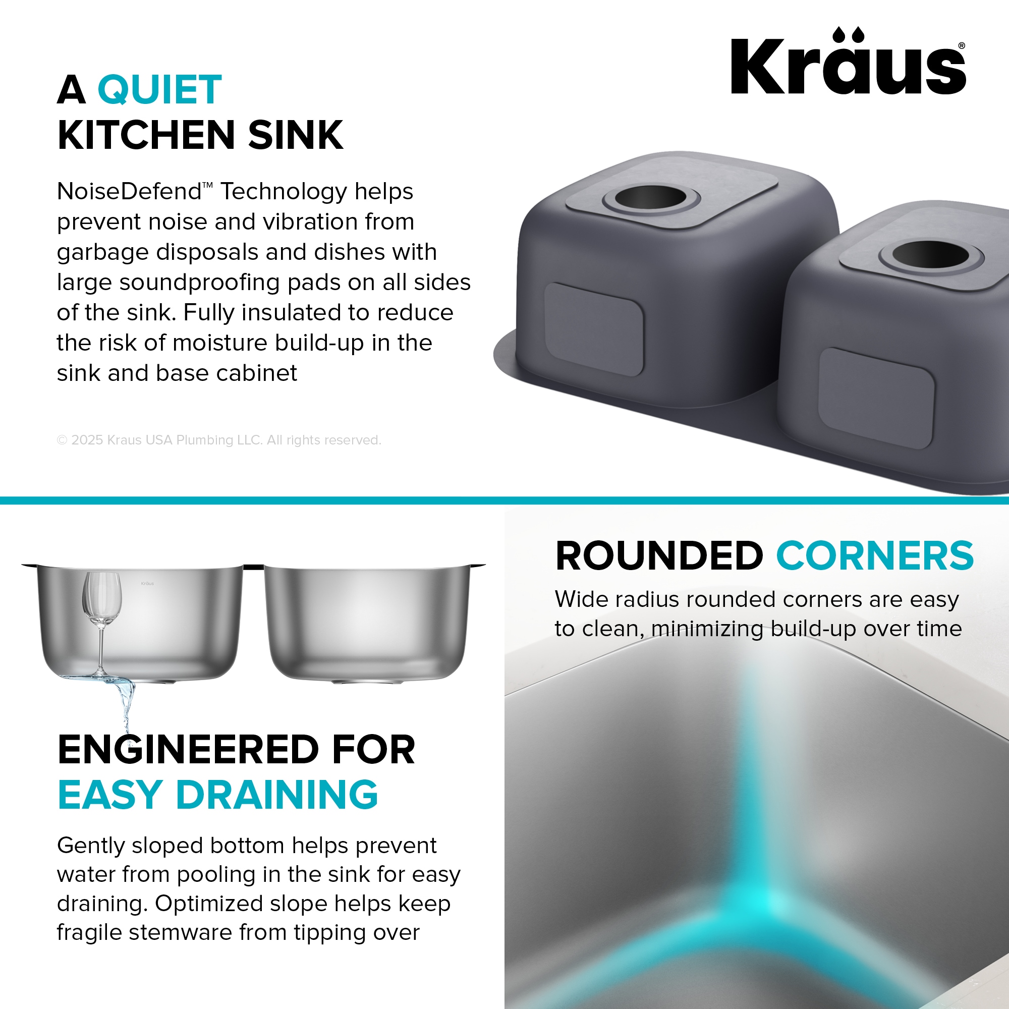 Kraus KBU22 Kitchen-Sinks - View #9