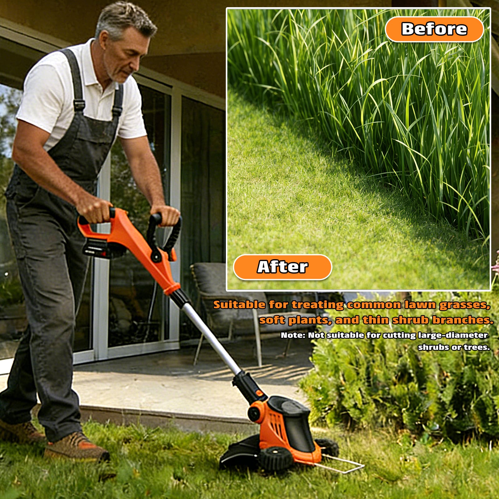 Unique Bargains S26022600UX8264 Cordless-String-Trimmers - View #8