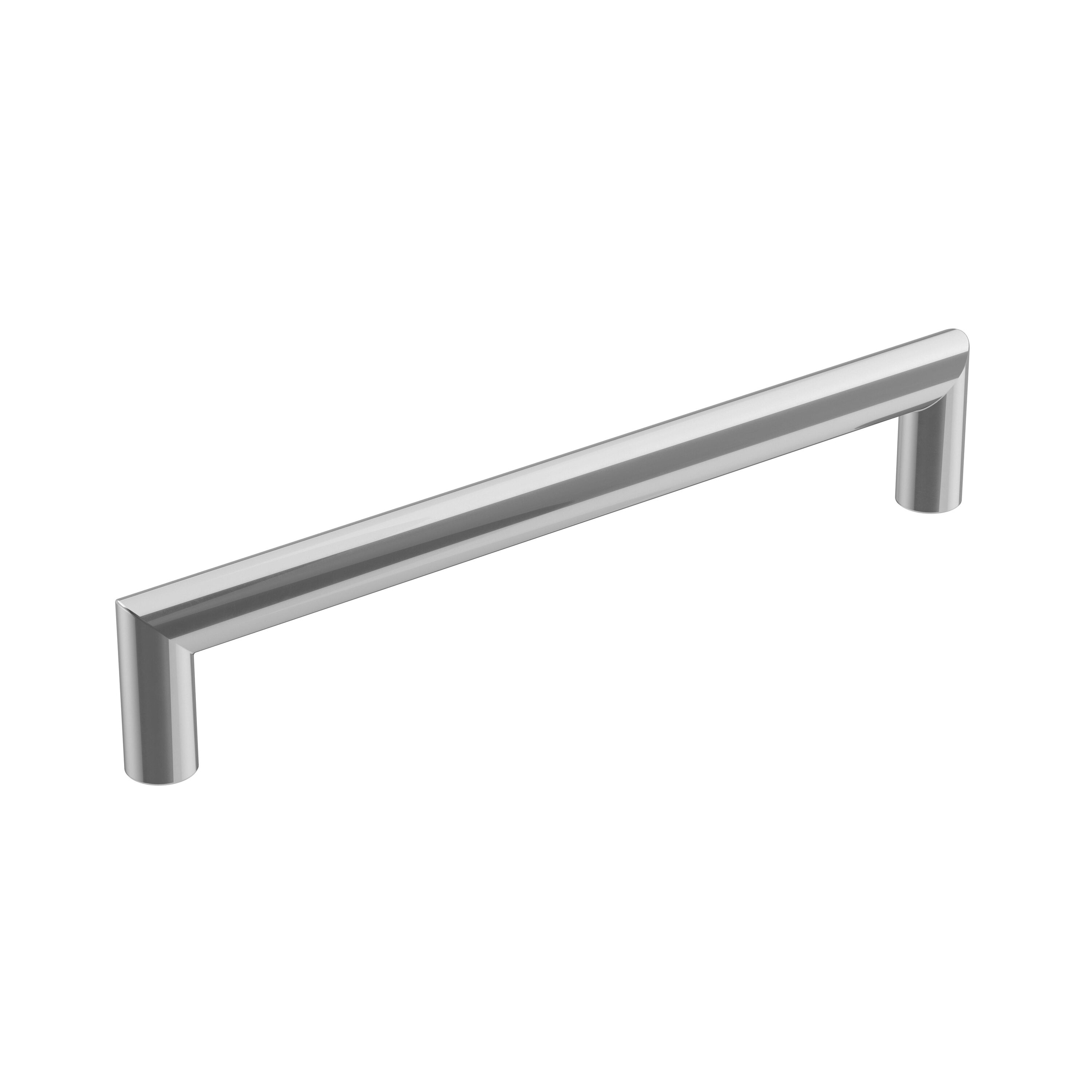 Amerock 10VMP3685426 Revolve 6-5/16-in , 160mm Center to Center Polished Chrome Cylindrical Bar 10 -Pack