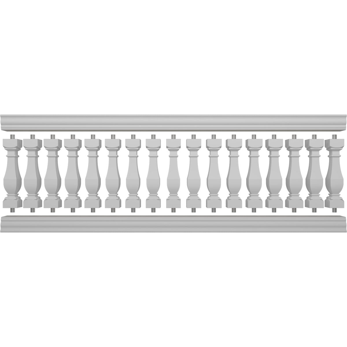 Ekena Millwork BALK38X120ACG railings - View #5