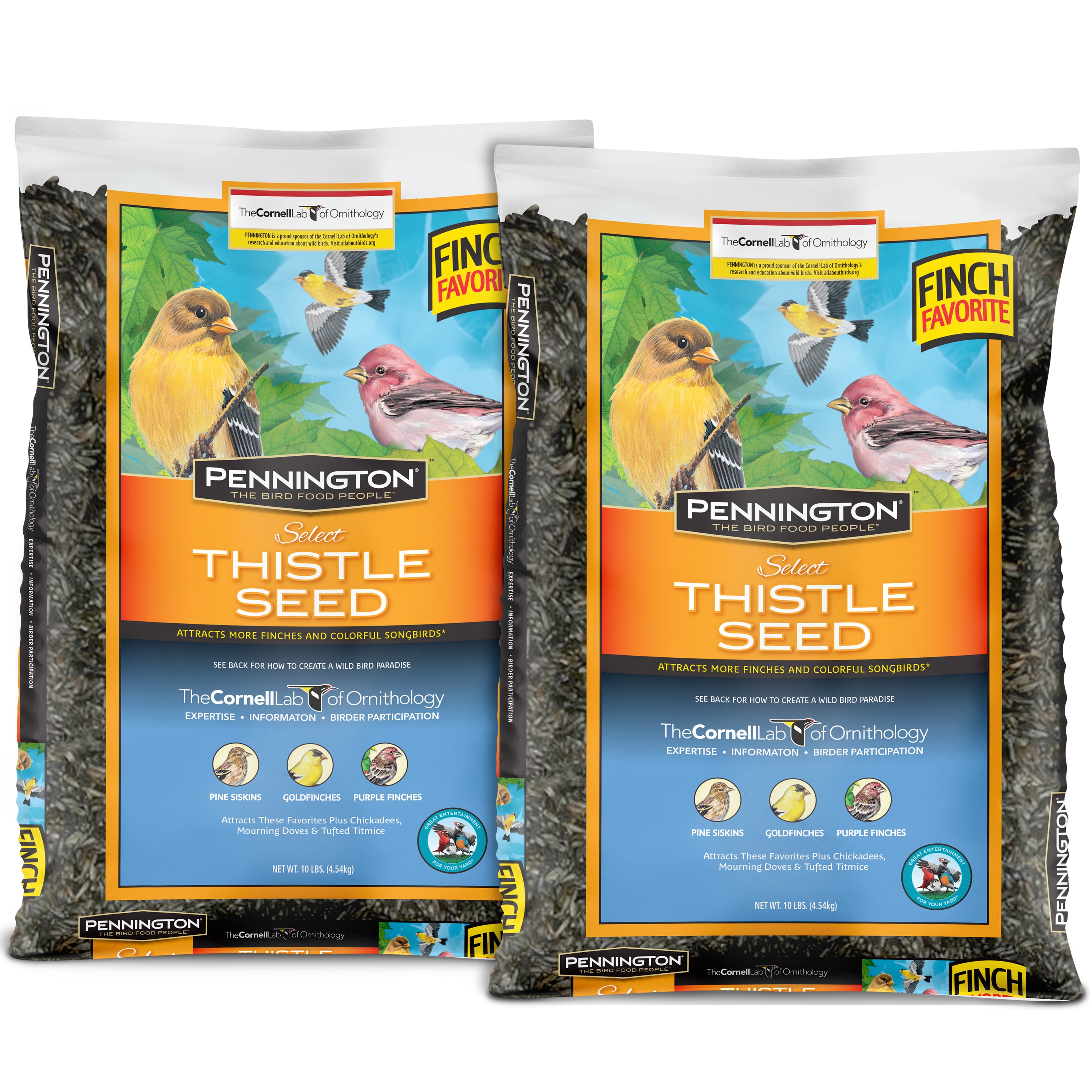 Pennington 100552029 Select Thistle Twin Pack Thistle Bird seed 10 Pound(s)