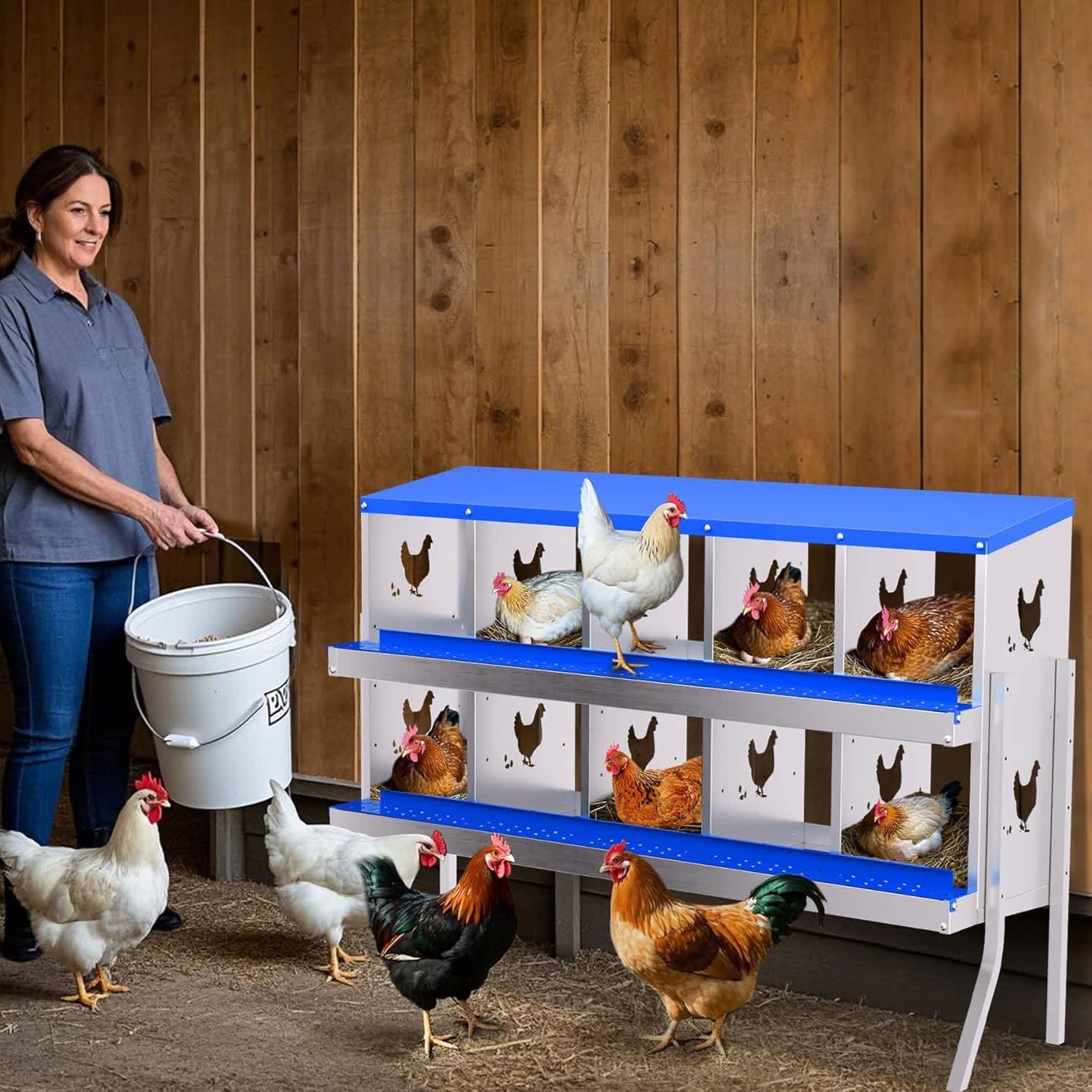 Garvee LSHQQPPG-33LQDY5R Chicken-Coops-Rabbit-Hutches - View #3