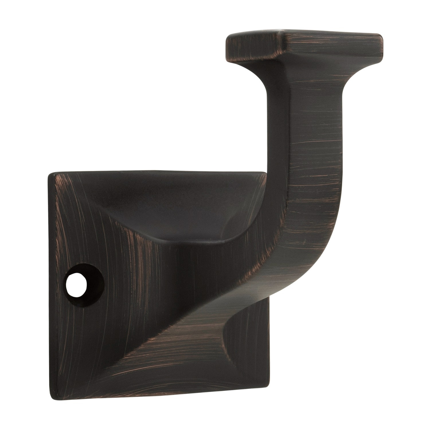 Hickory Hardware H077190-VB 1 -Hook 2-Inches x 2.75-Inches H Vintage bronze Decorative Wall Hook ( 35-lbs. Capacity)