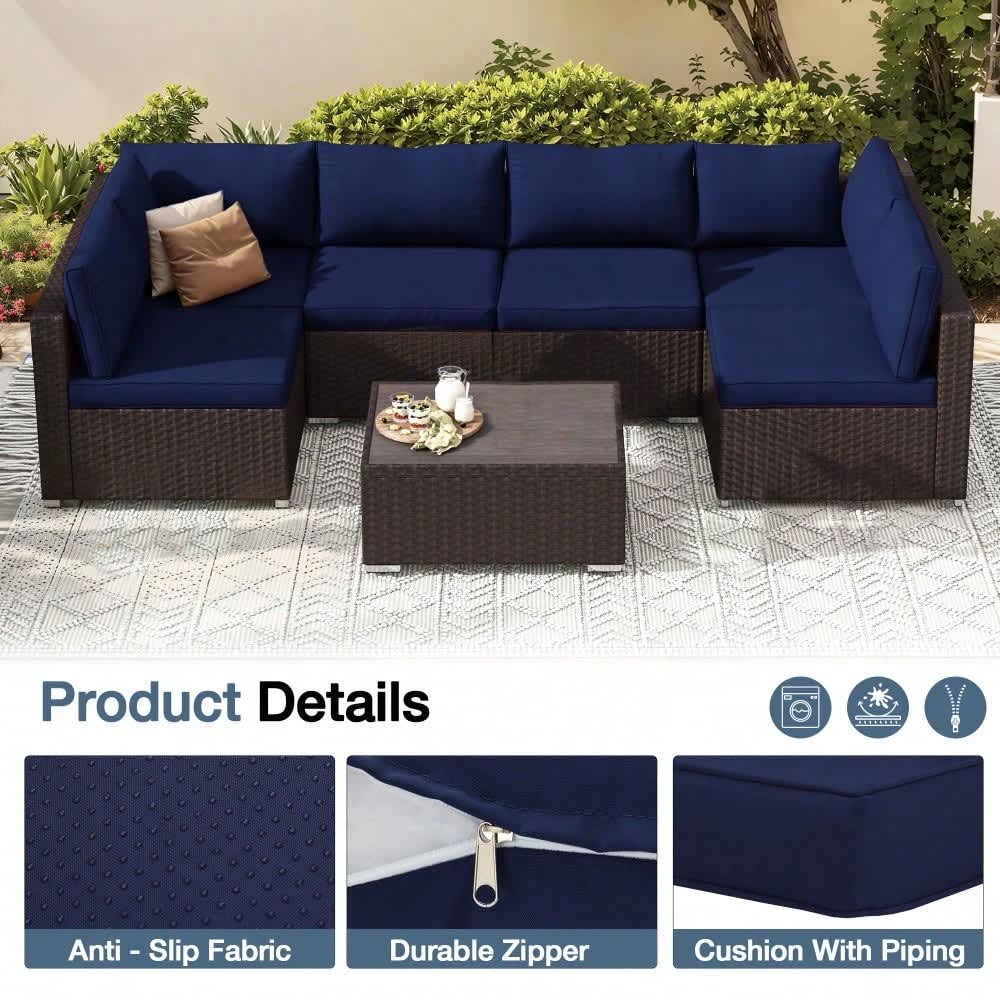U-HOMY GG-4001NB-OT Patio-Furniture-Cushions - View #6