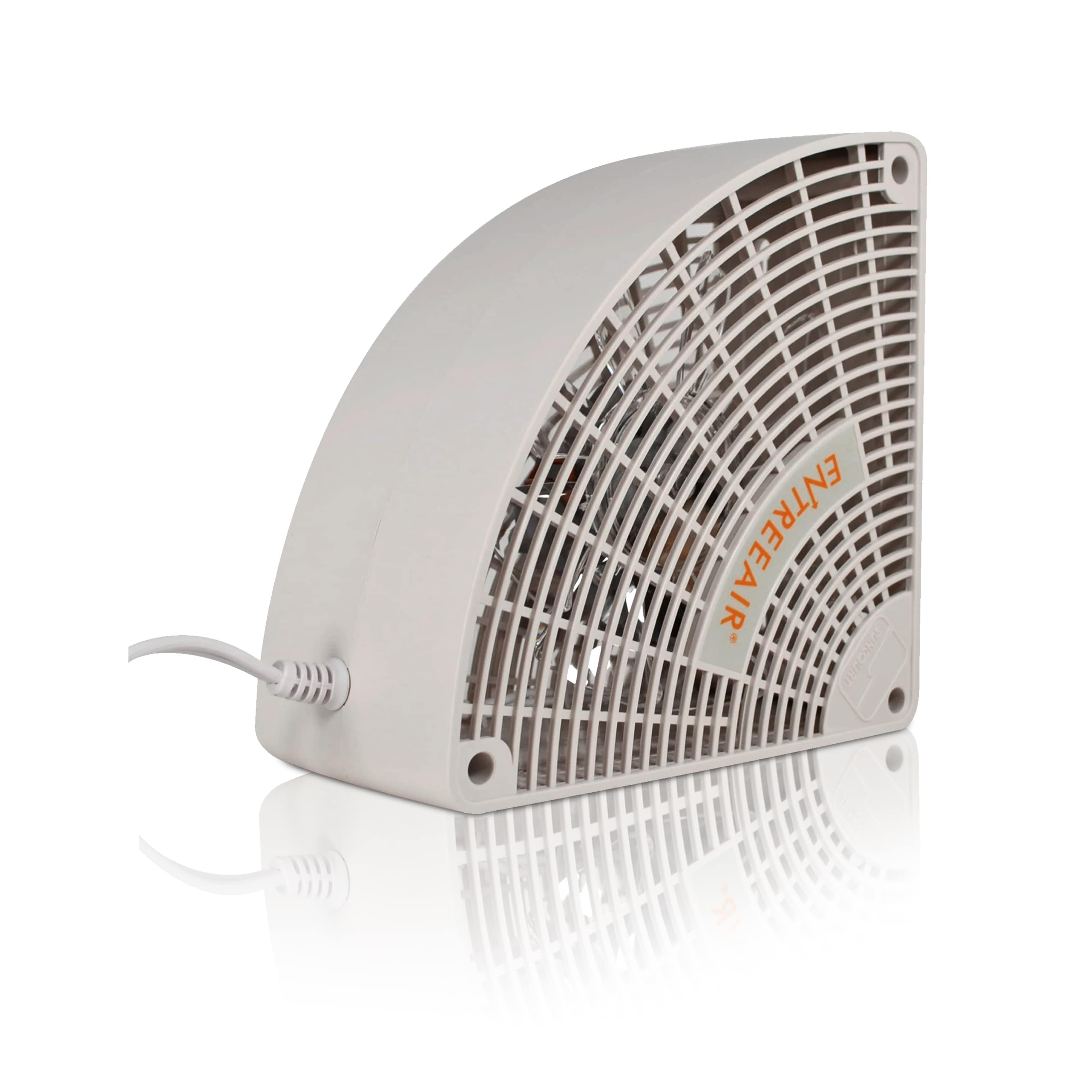 EntreeAir RR100 5.25-in 2.2 -Volt Indoor White Personal Fan Charger Not Included