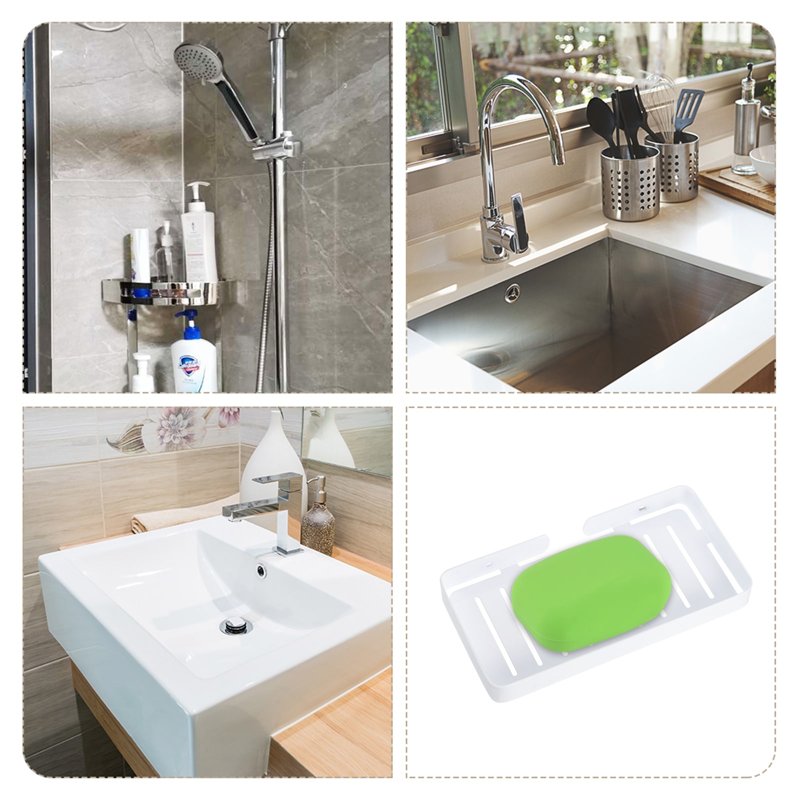 Unique Bargains S25112601UX1305 Soap-Dishes - View #6