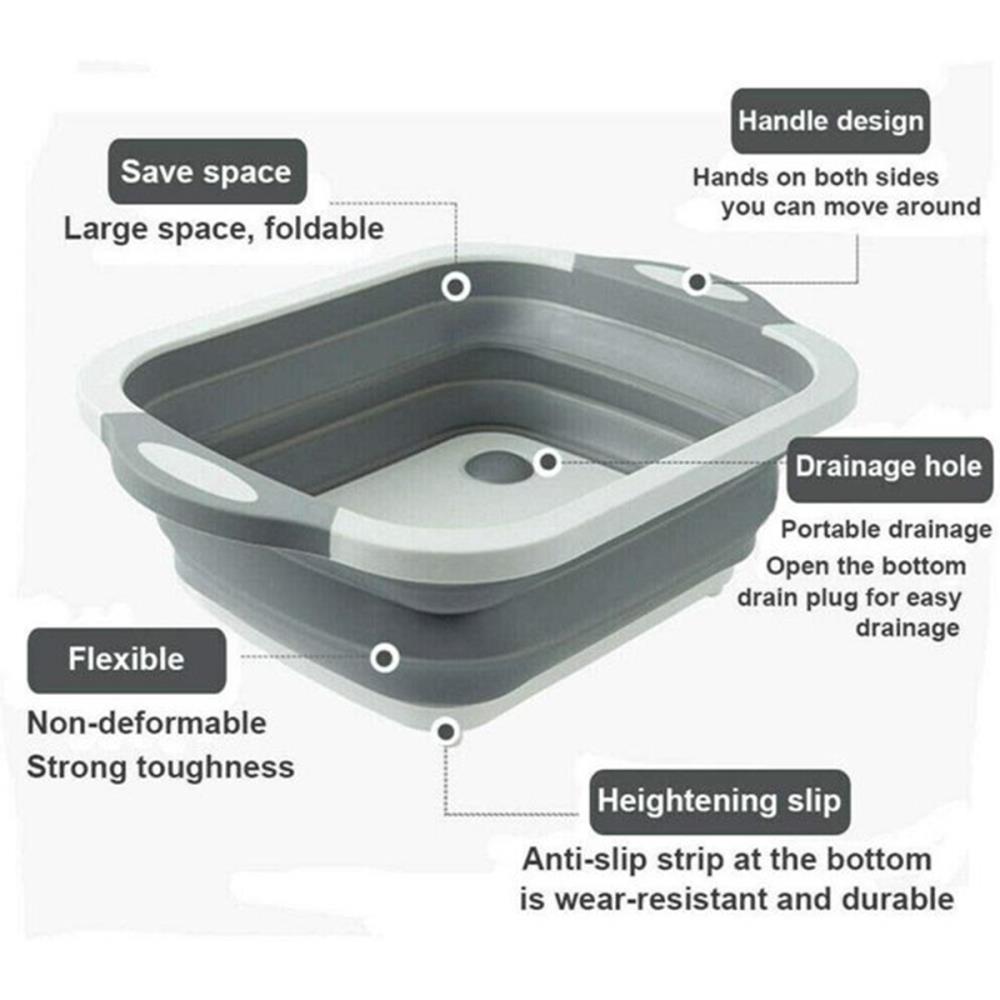 Collapsible Flexible Thin Dishwasher Safe Foldable Cutting Board
