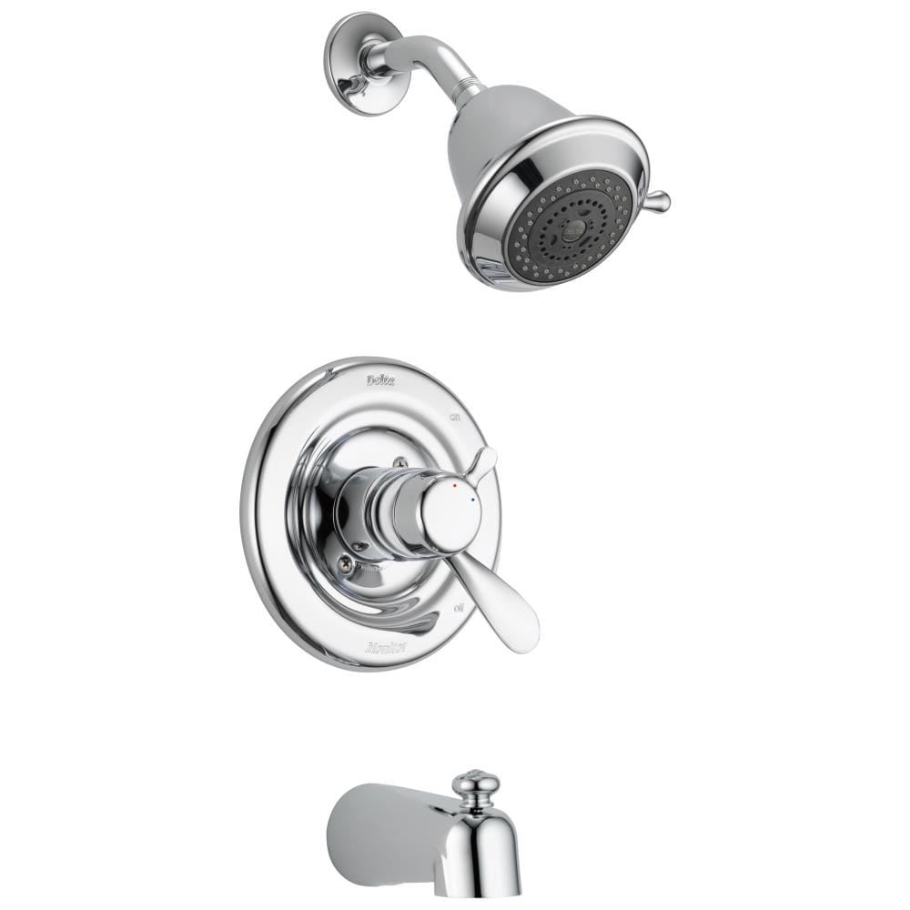 Delta Chrome 1-handle Multi-function Bathtub And Shower Faucet (valve 