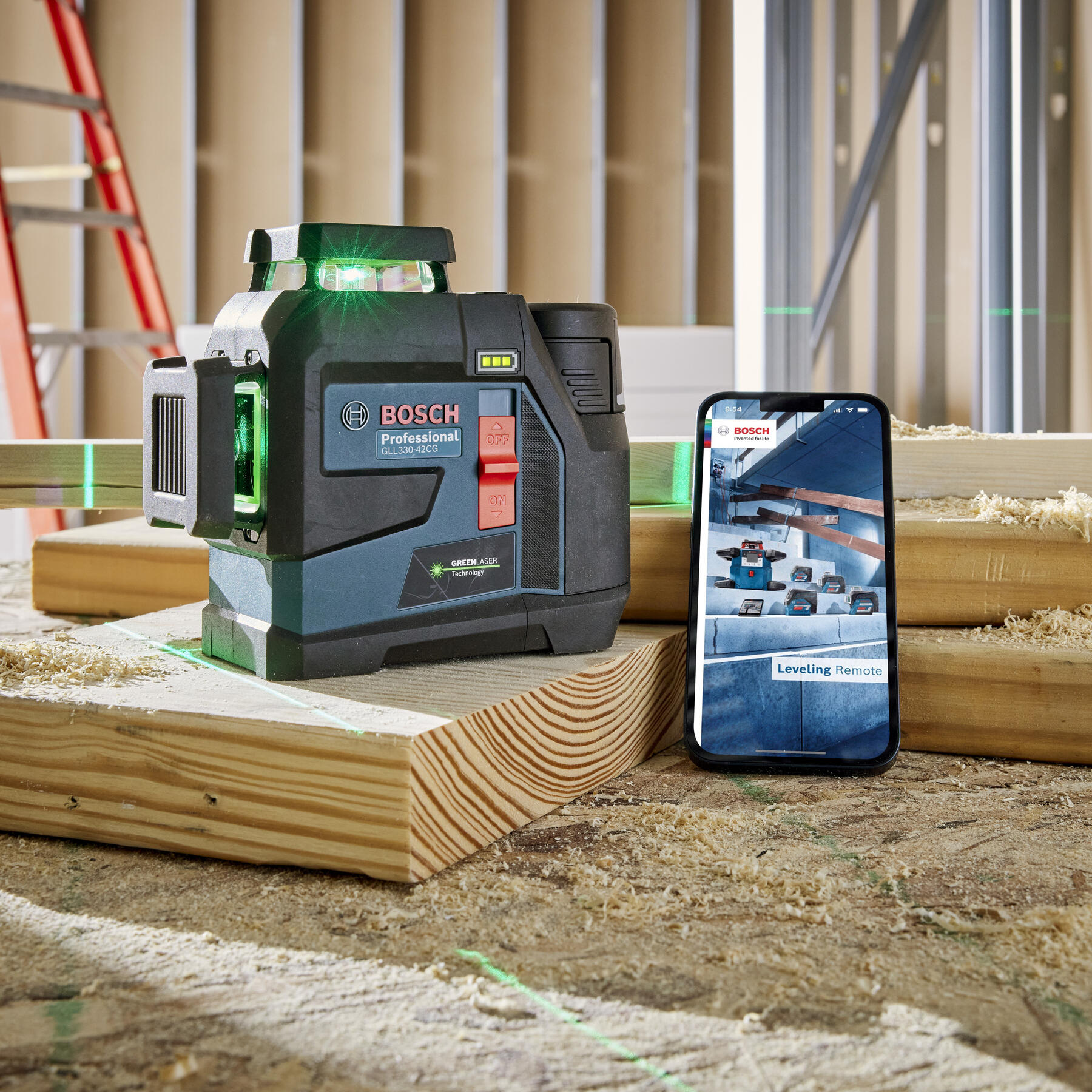 Bosch GLL330-42CGL Laser-Level - View #3