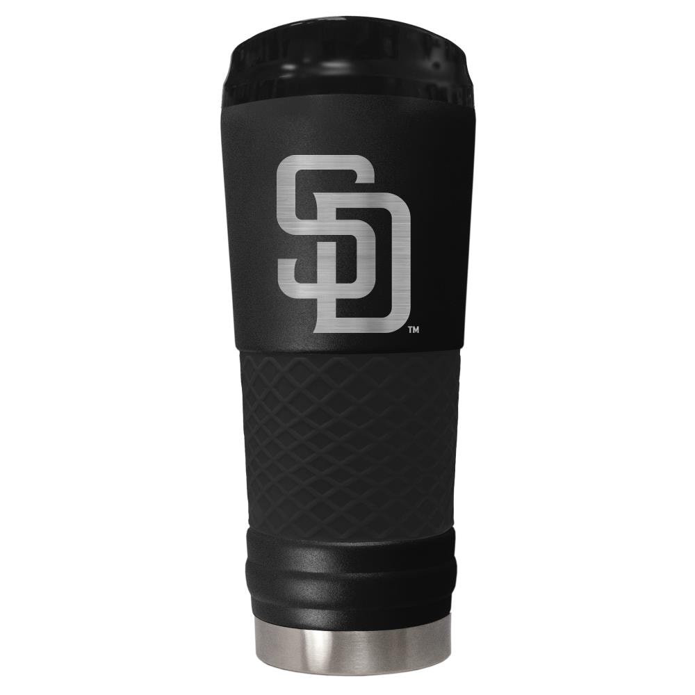 MLB Pittsburgh Pirates Stainless Steel Silicone Grip 24 oz. Water Bottle - Silver