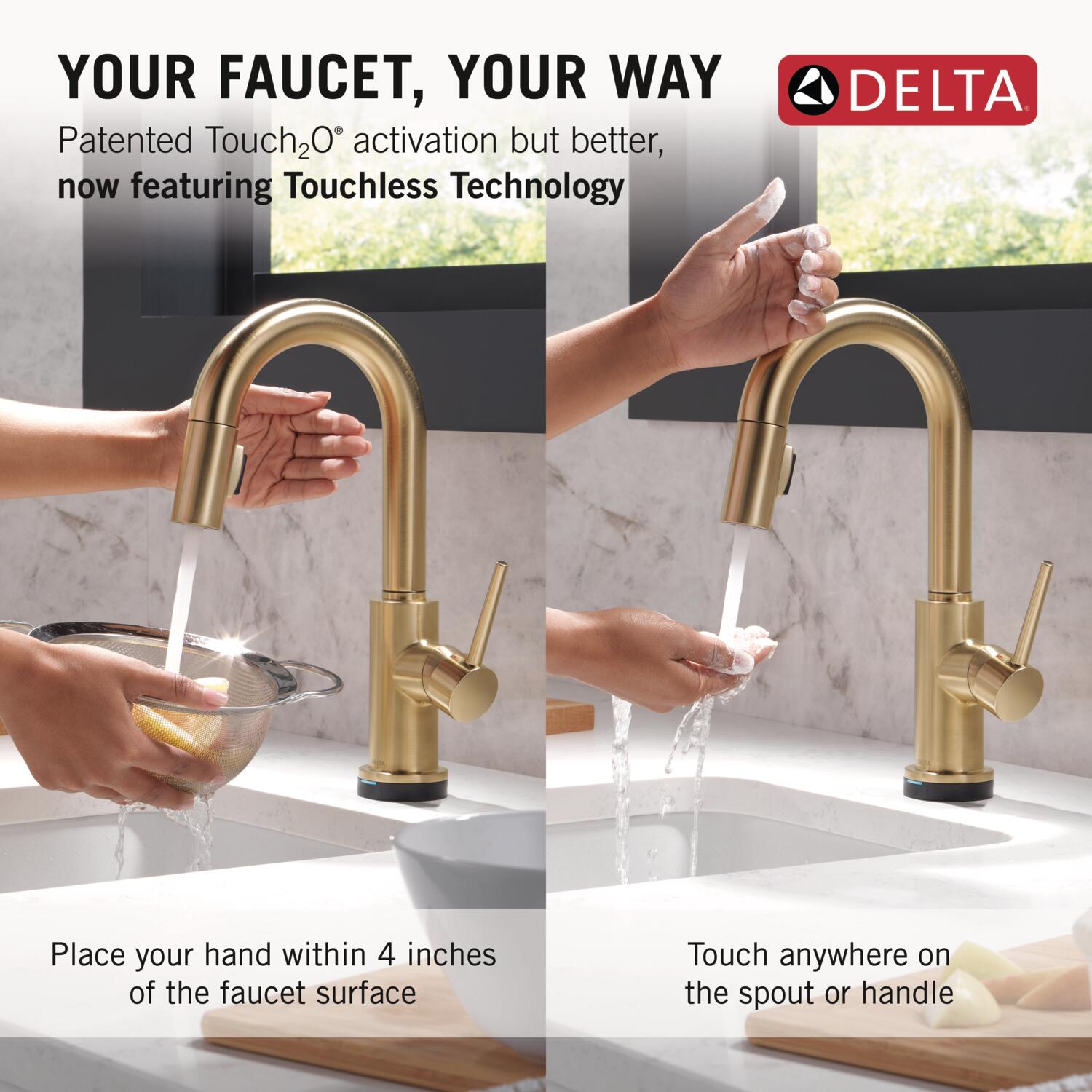 Delta 9959TL-CZ-DST Kitchen-Faucets - View #2