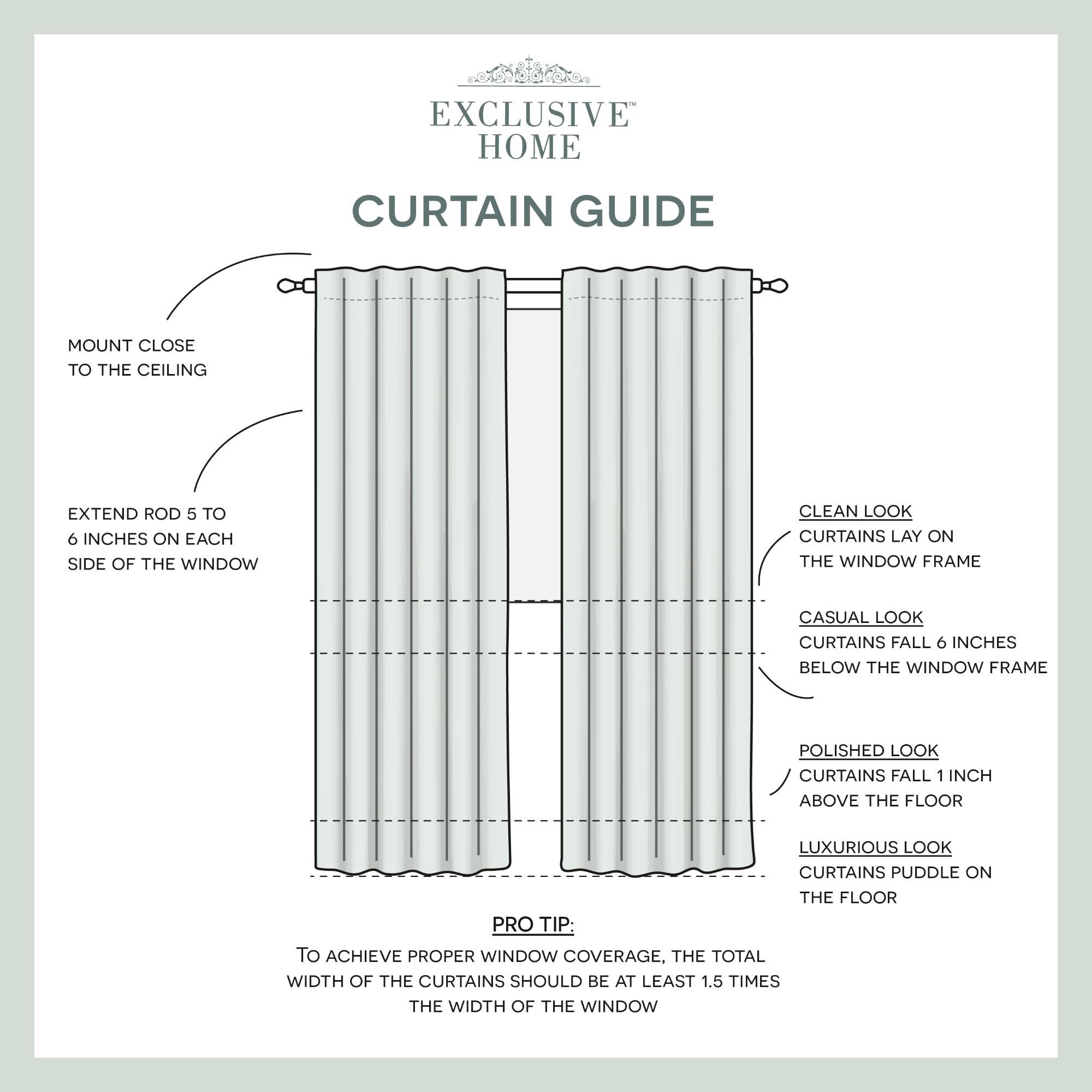 Exclusive Home EH8365-02 2-96H curtains - View #6