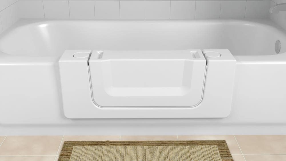 Cleancut Wide White Convertible Bathtub, How To Cut Acrylic Bathtub